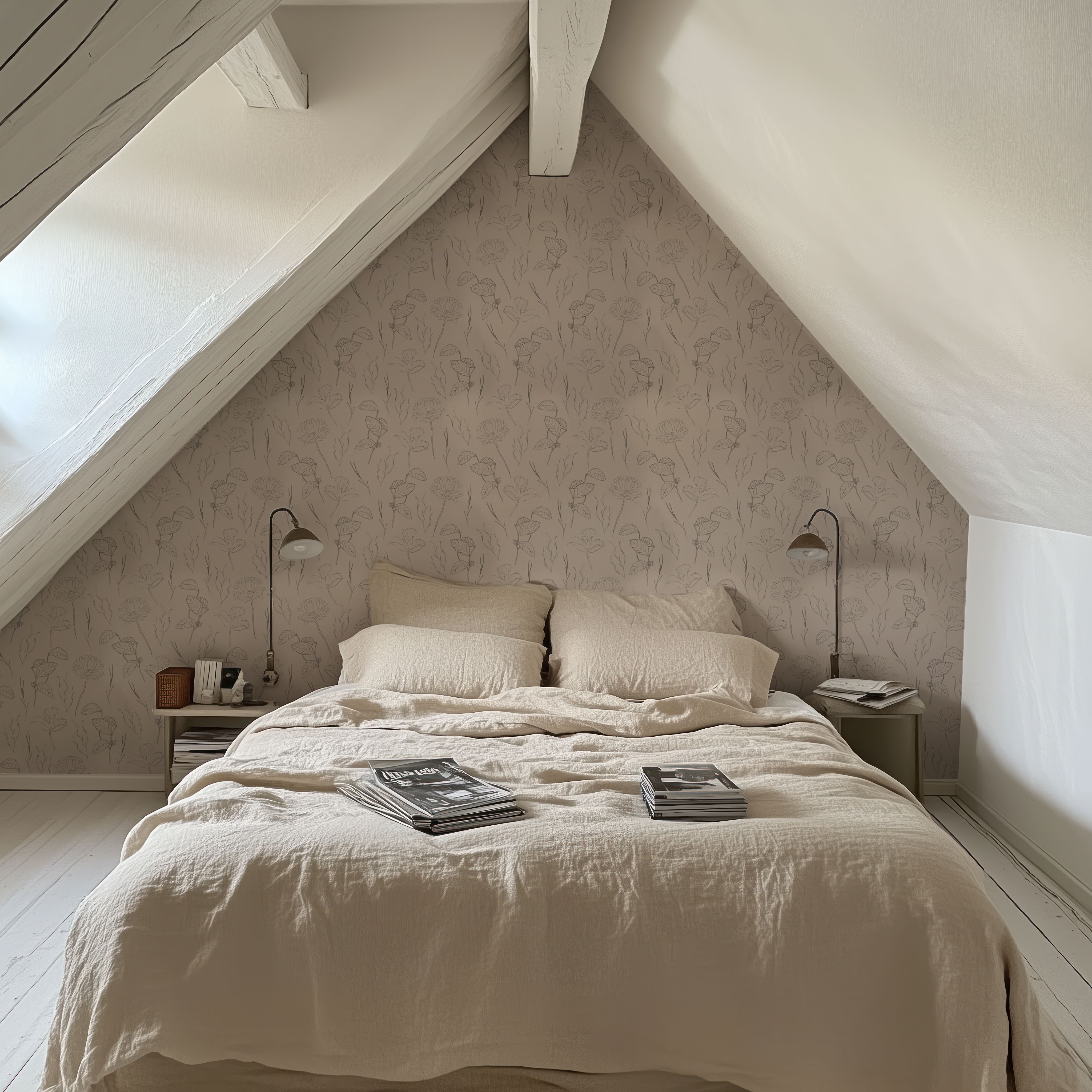 Botanical Study Beige