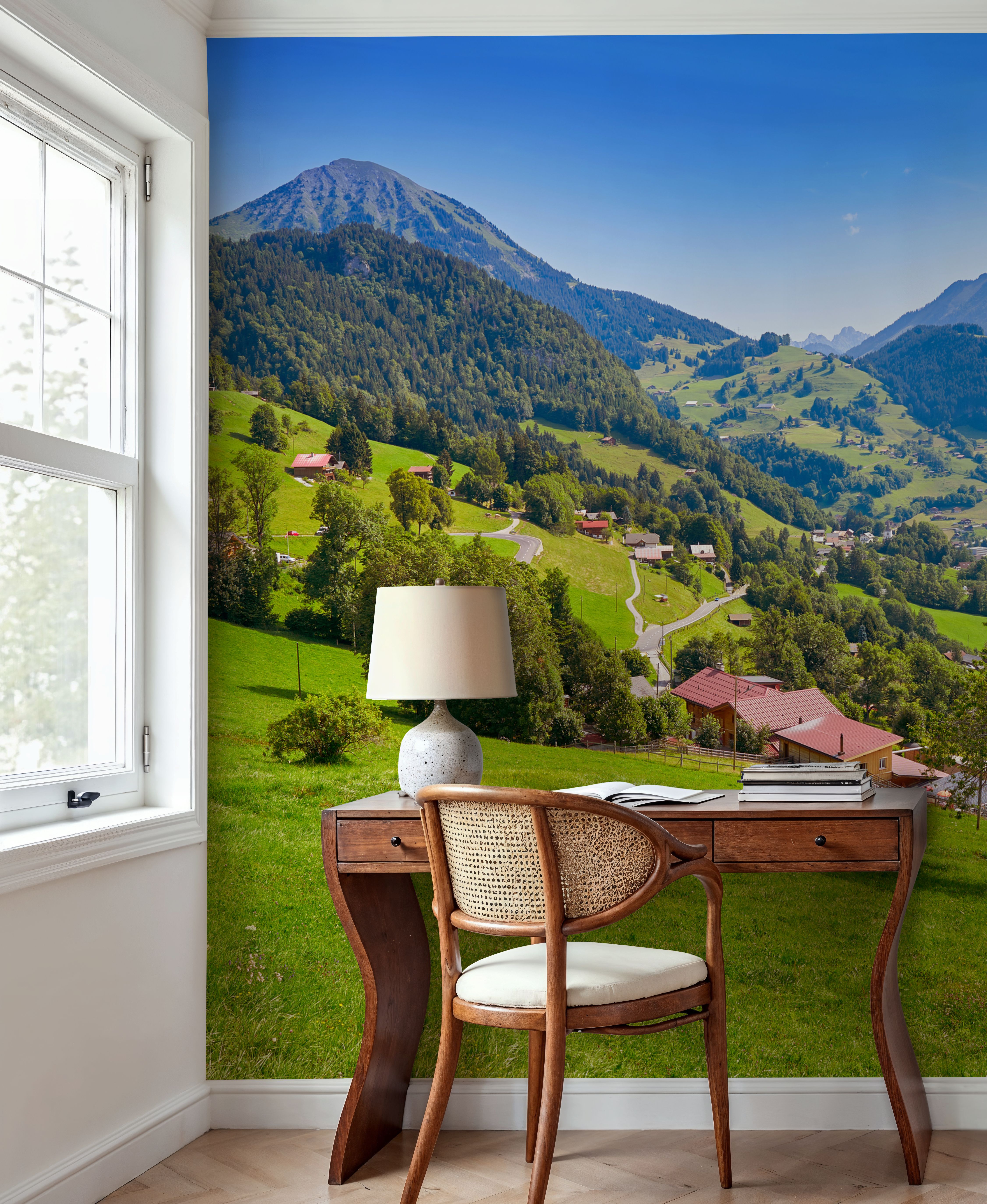 Alps at Ormont Dessus Switzerland