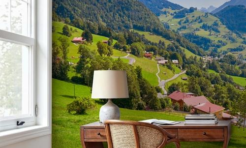 Alps at Ormont Dessus Switzerland