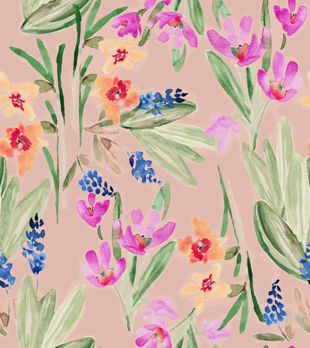 Flower Blush Dusty Pink