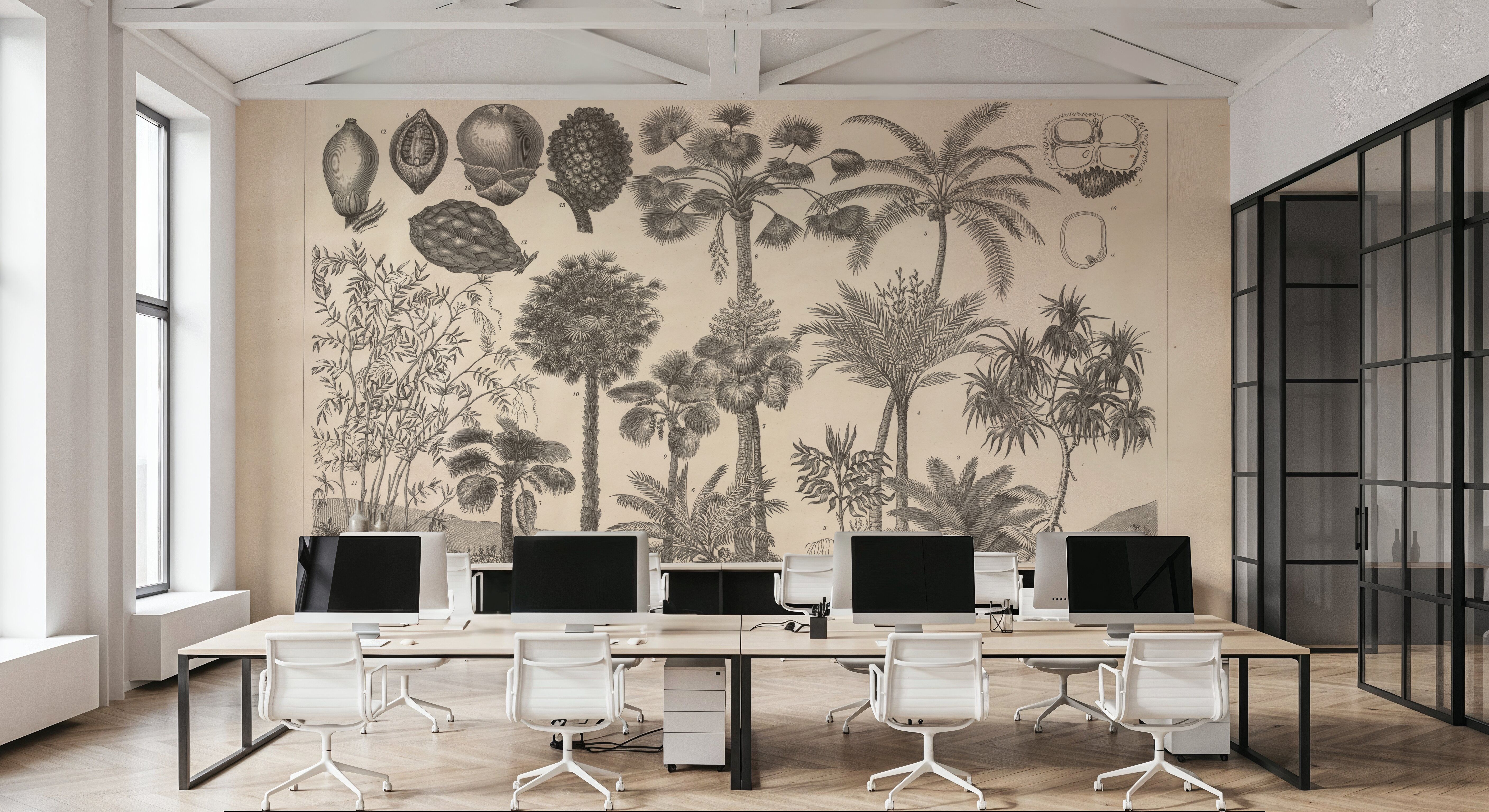 Botanik II Vintage, Wallpaper