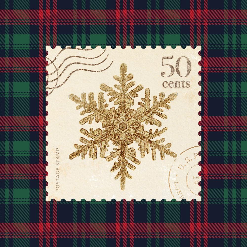 Plaid Christmas Stamp II