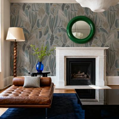 Heron & Plants Moody Beige