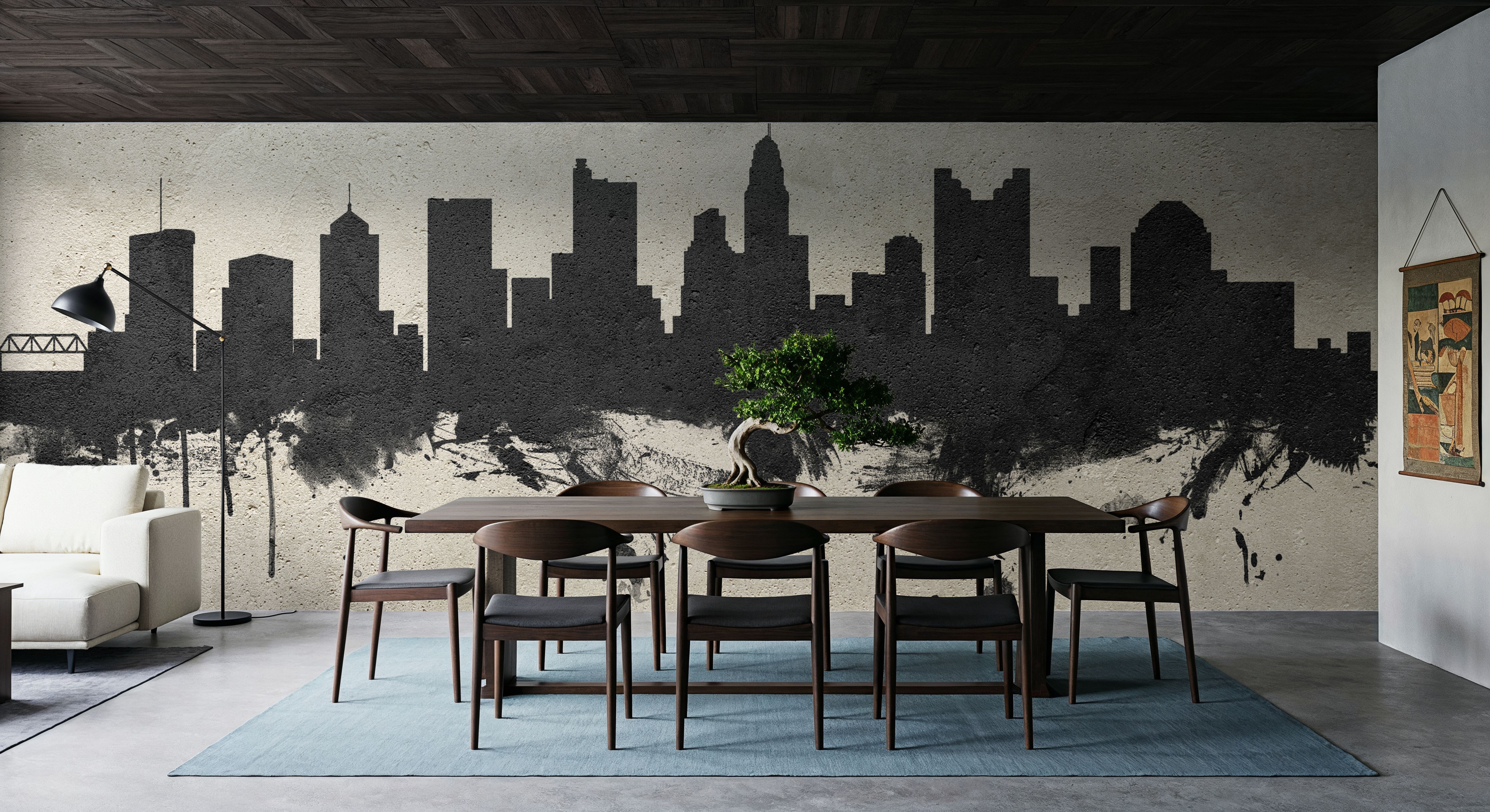 Columbus Ohio Skyline Concrete