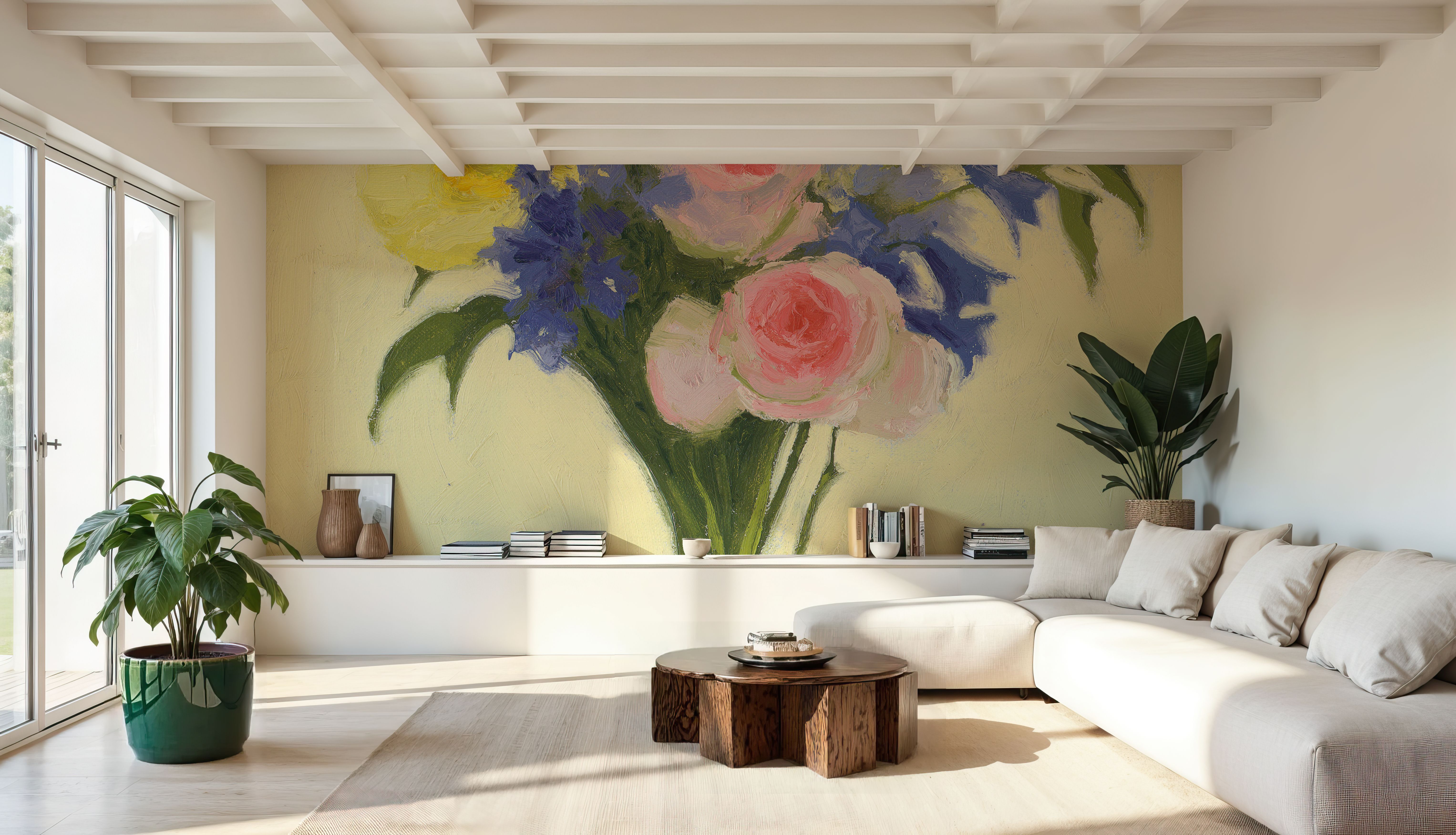 Periwinkle Nosegay III, Behang