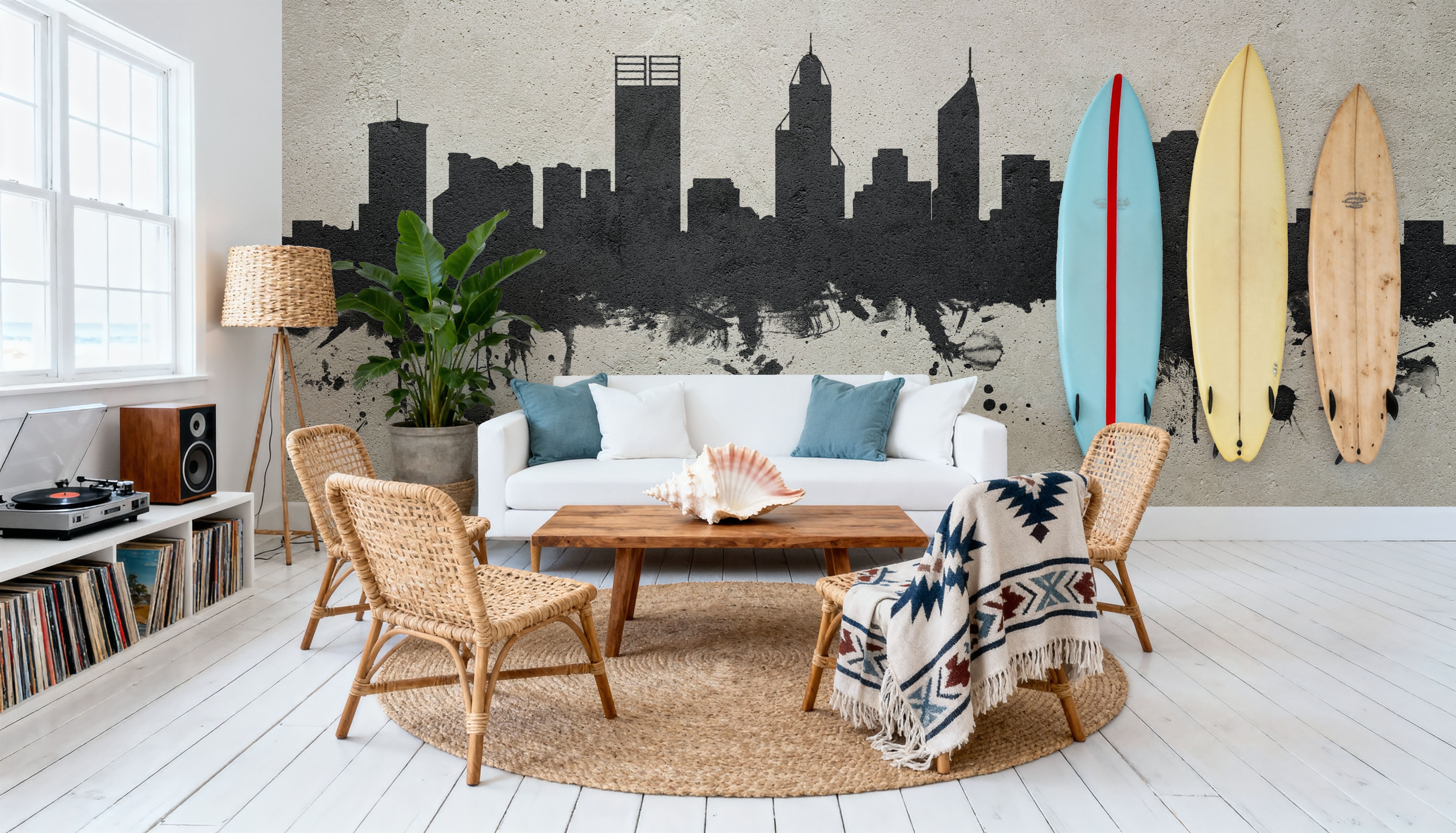 Perth Australia Skyline Concrete, Wallpaper