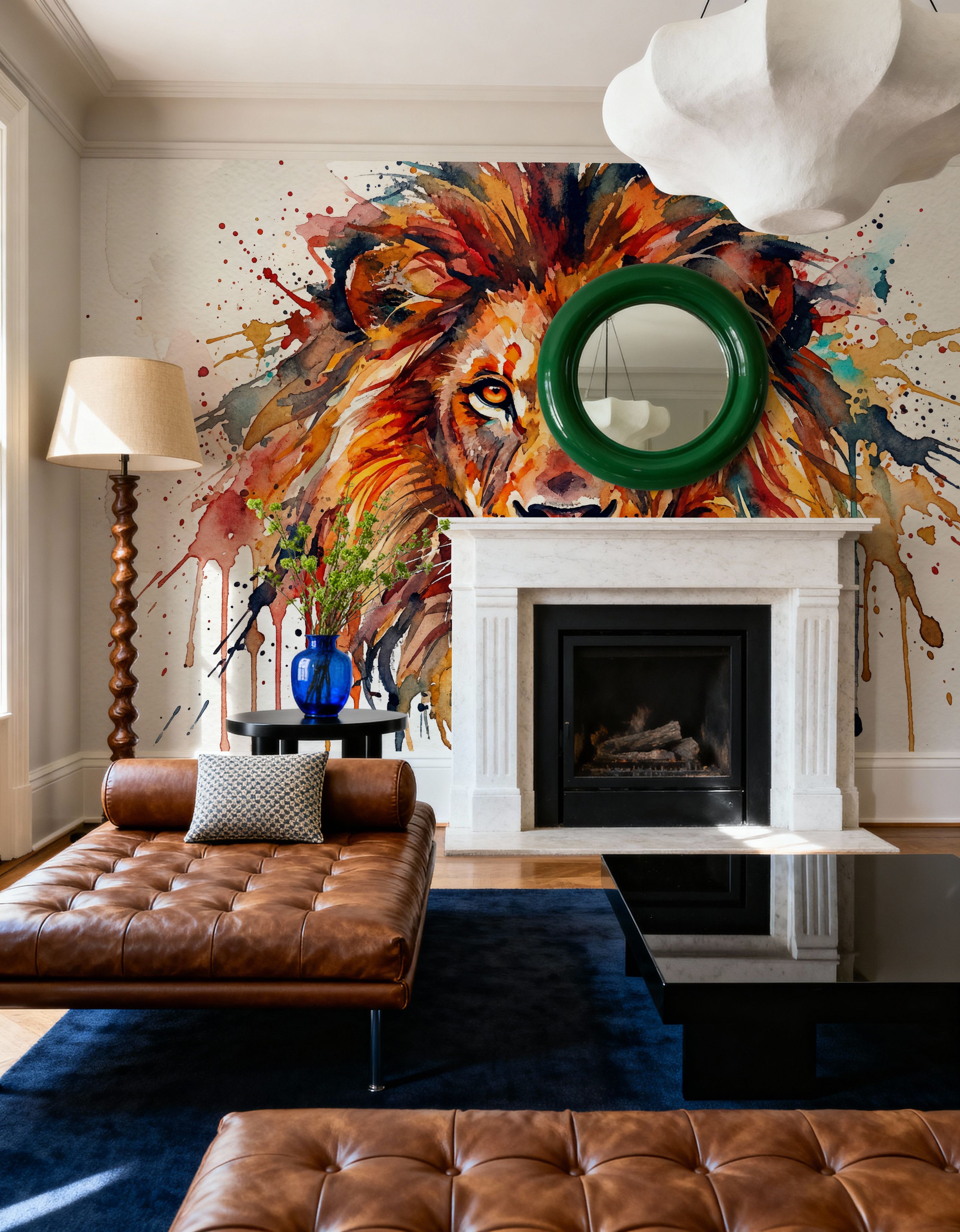 Lion - Watercolor Predators Series