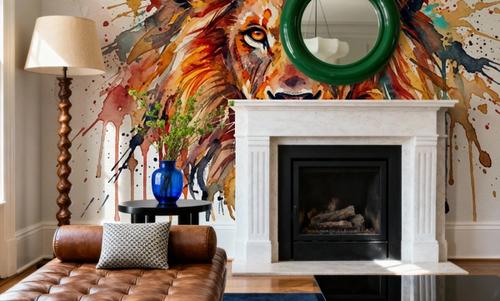 Lion - Watercolor Predators Series