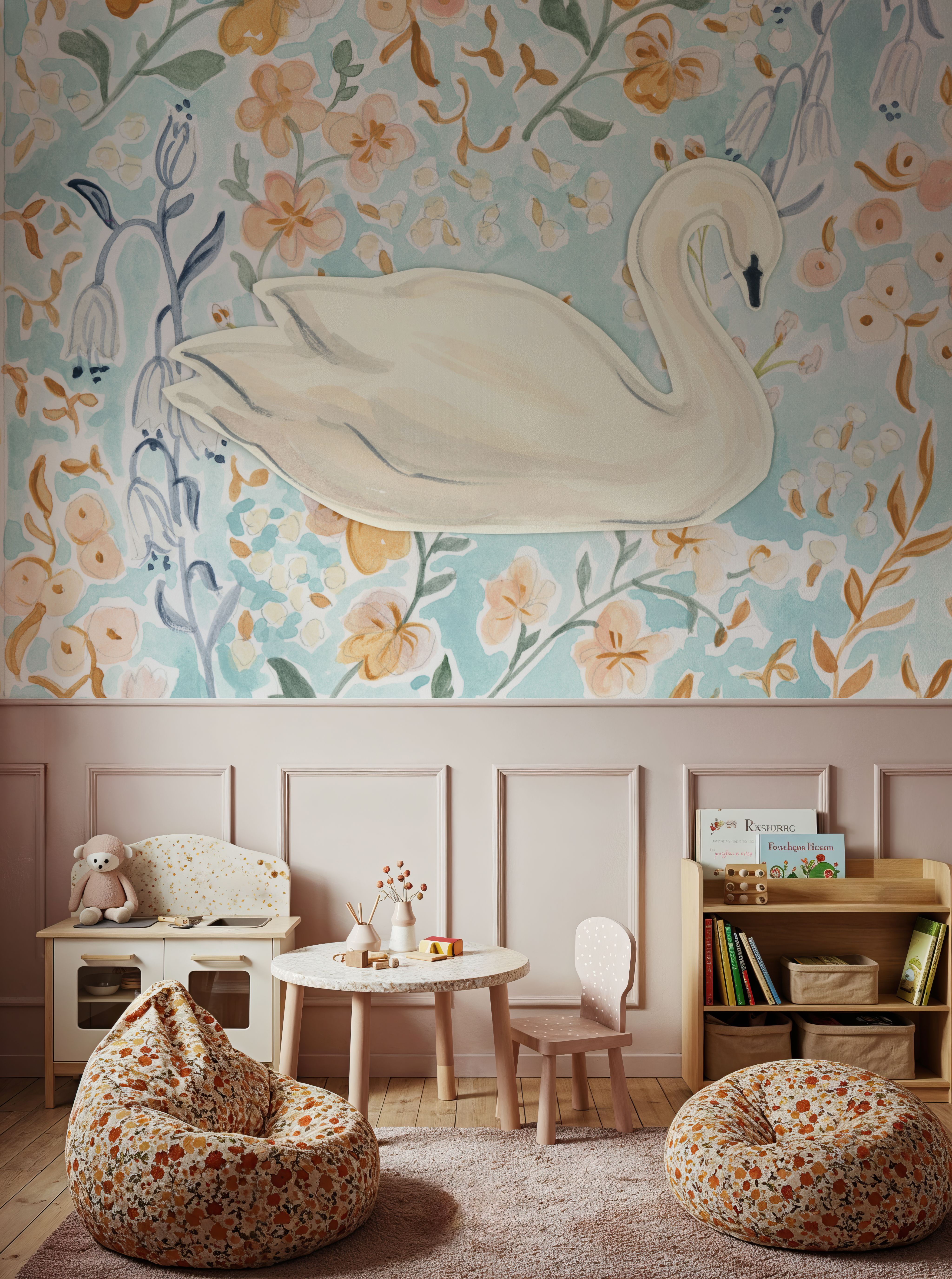 Chinoiserie Swan