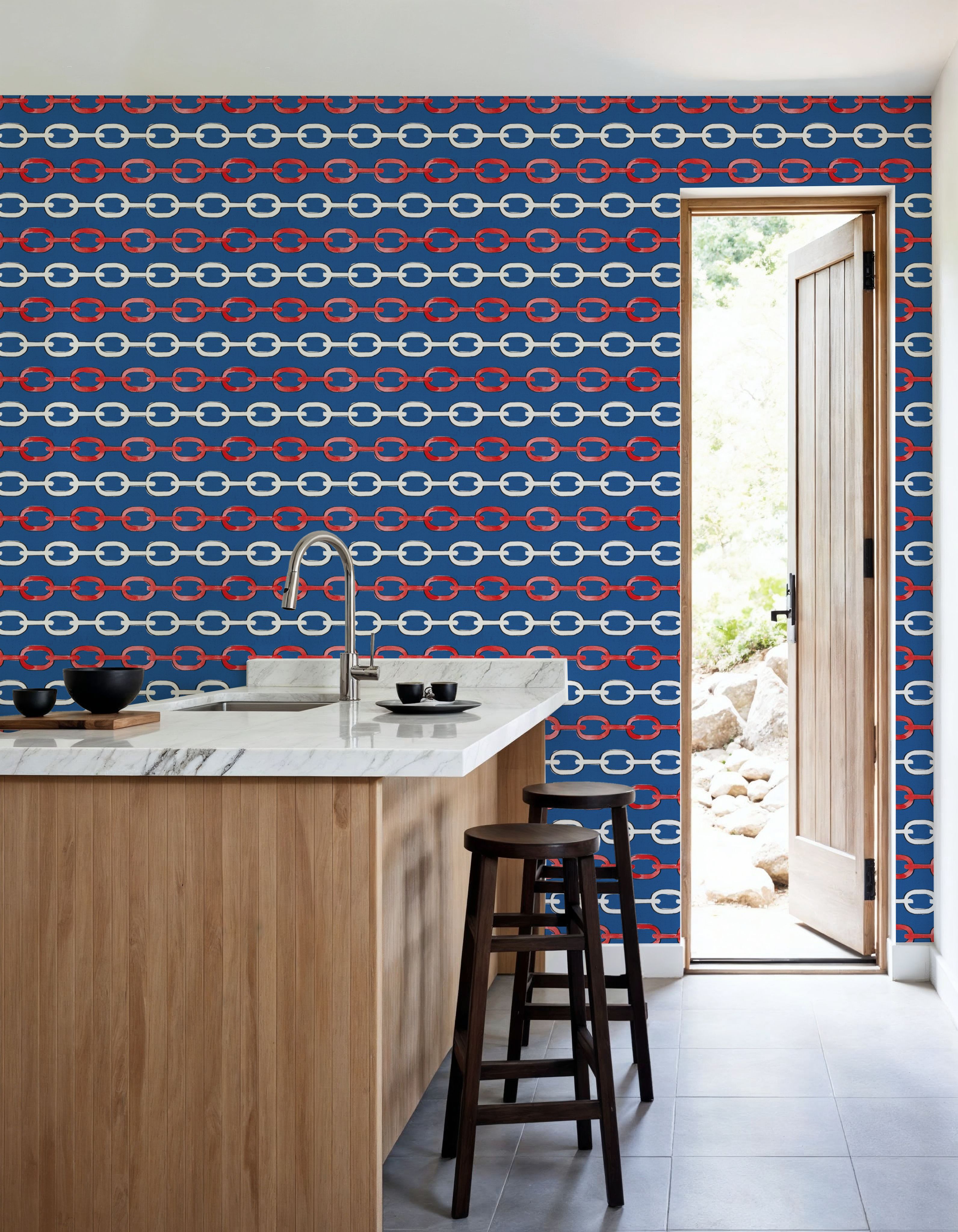 Seafood Shanty Blue V