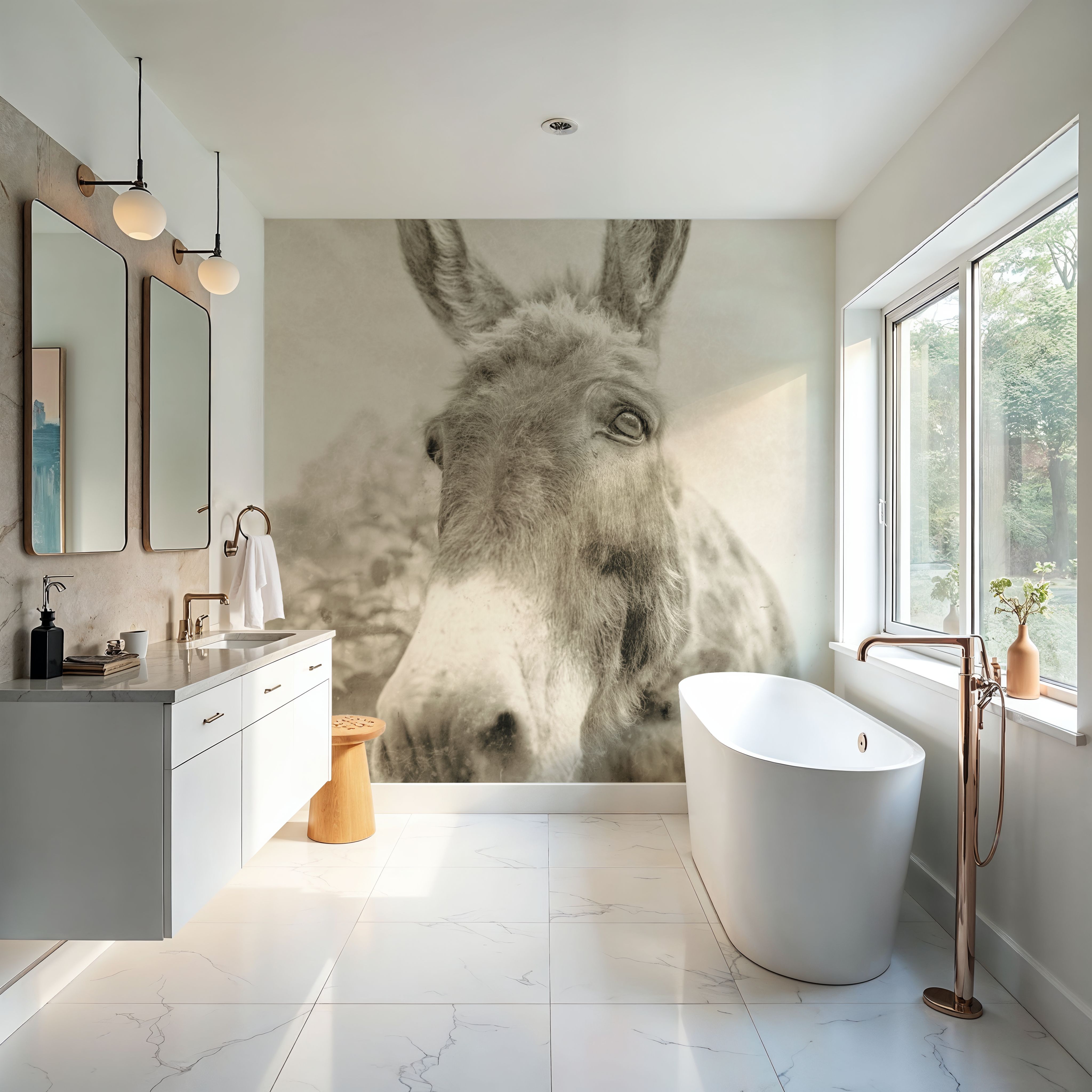 Donkey Pasture Sepia