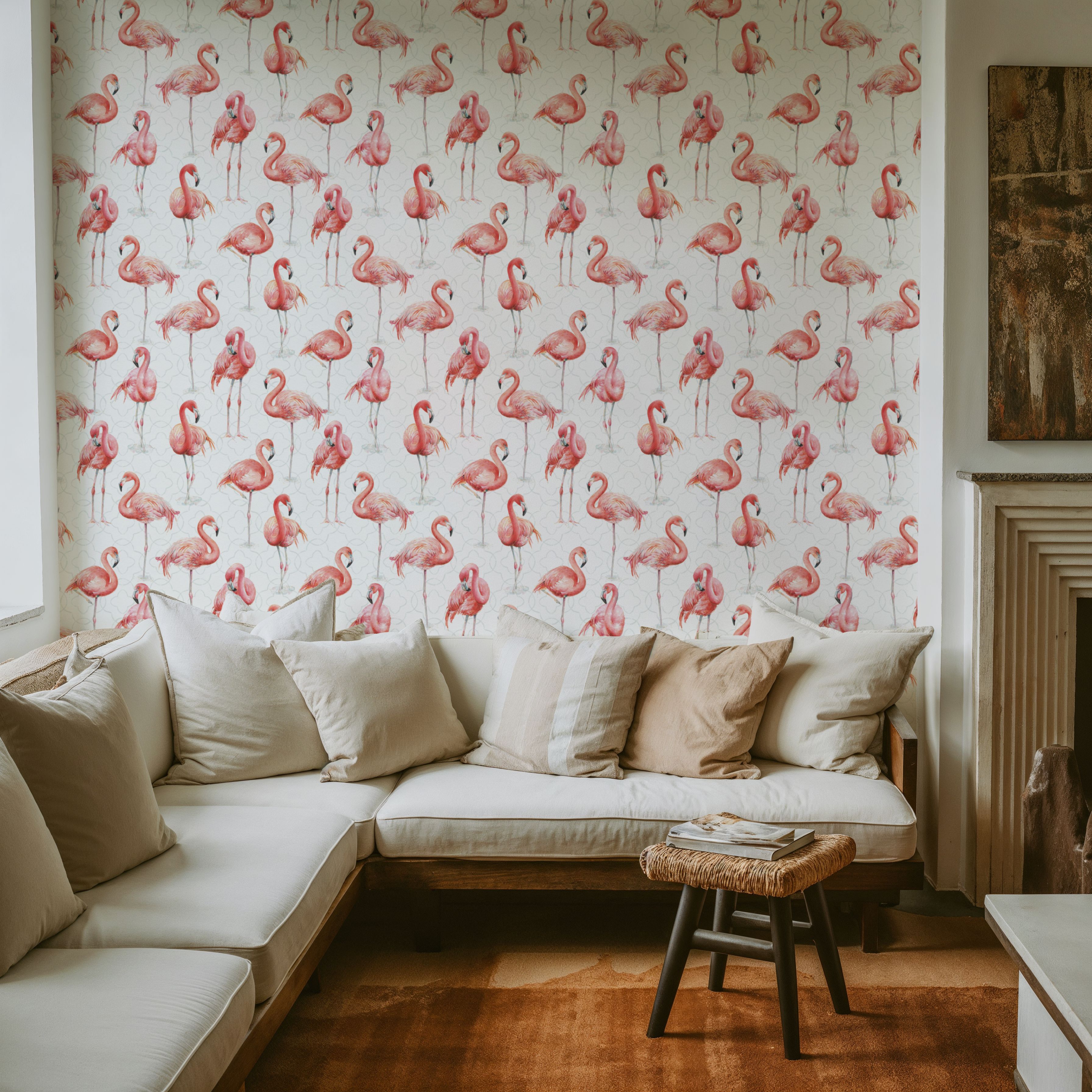 Flamingo Goals White