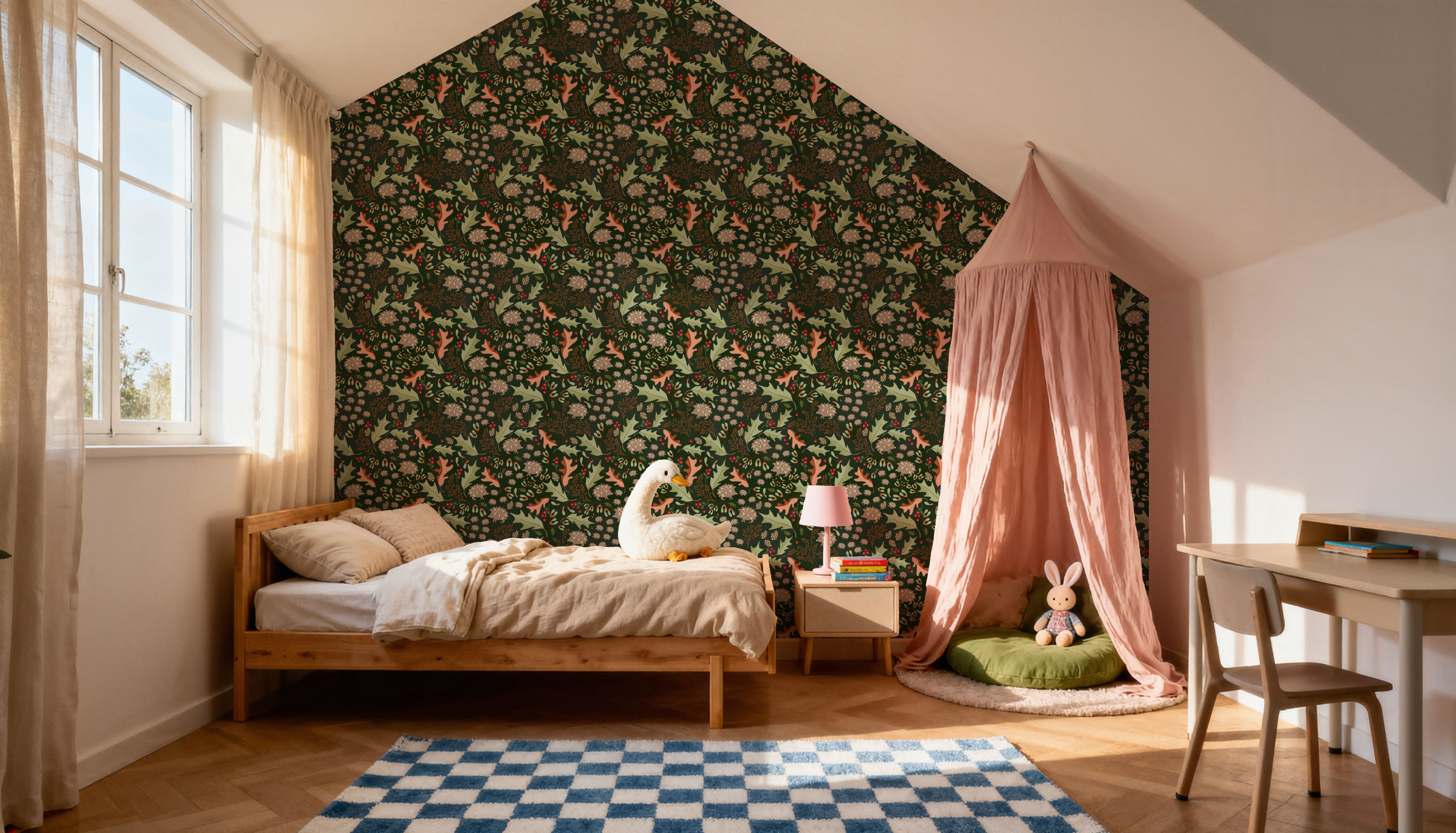 Autumn Hedgehogs, Dark Green