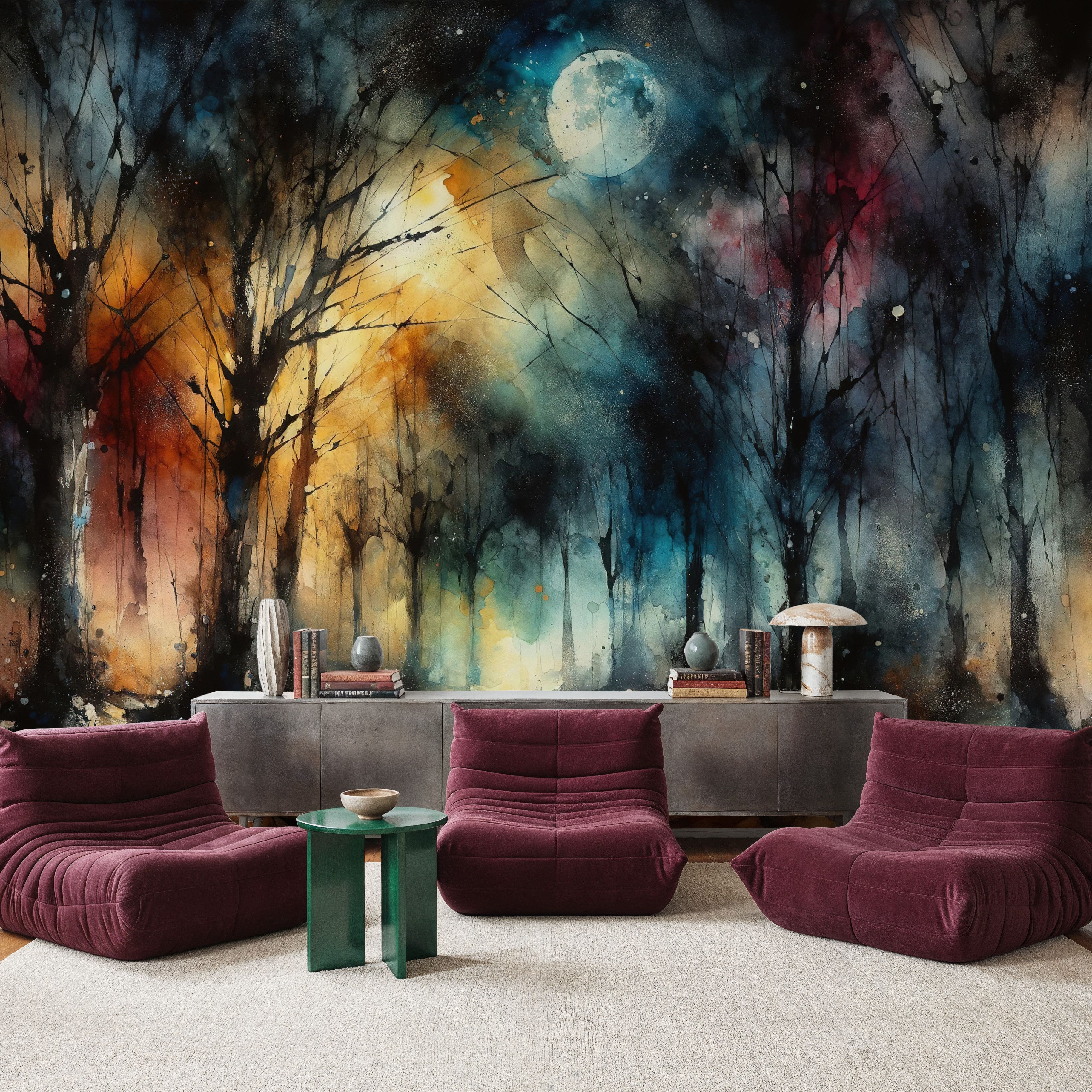 Moonlit Enchanted Forest