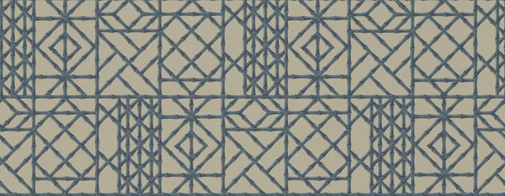 pattern with crossed bamboo poles