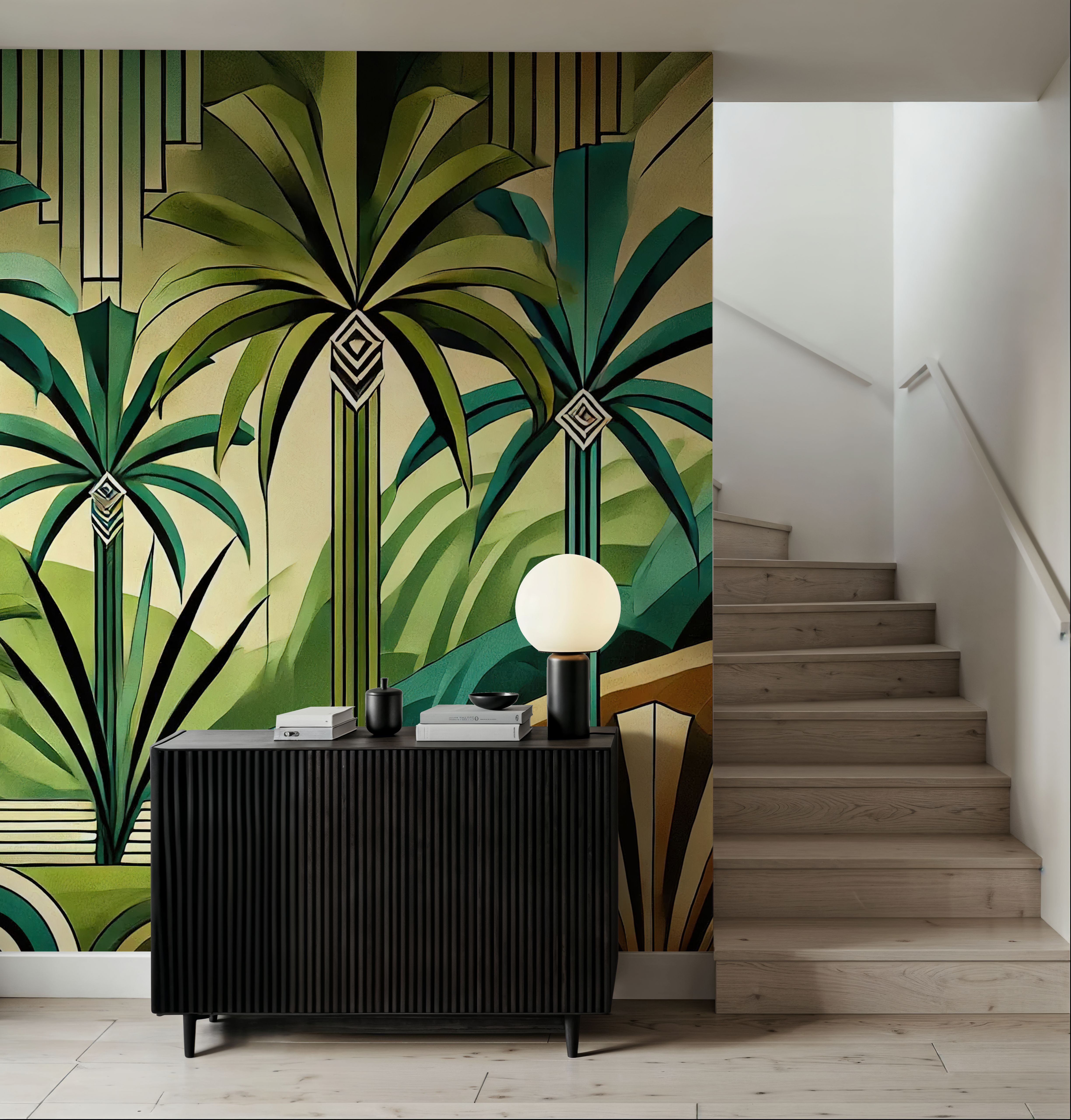 Tropical Art Deco Oasis
