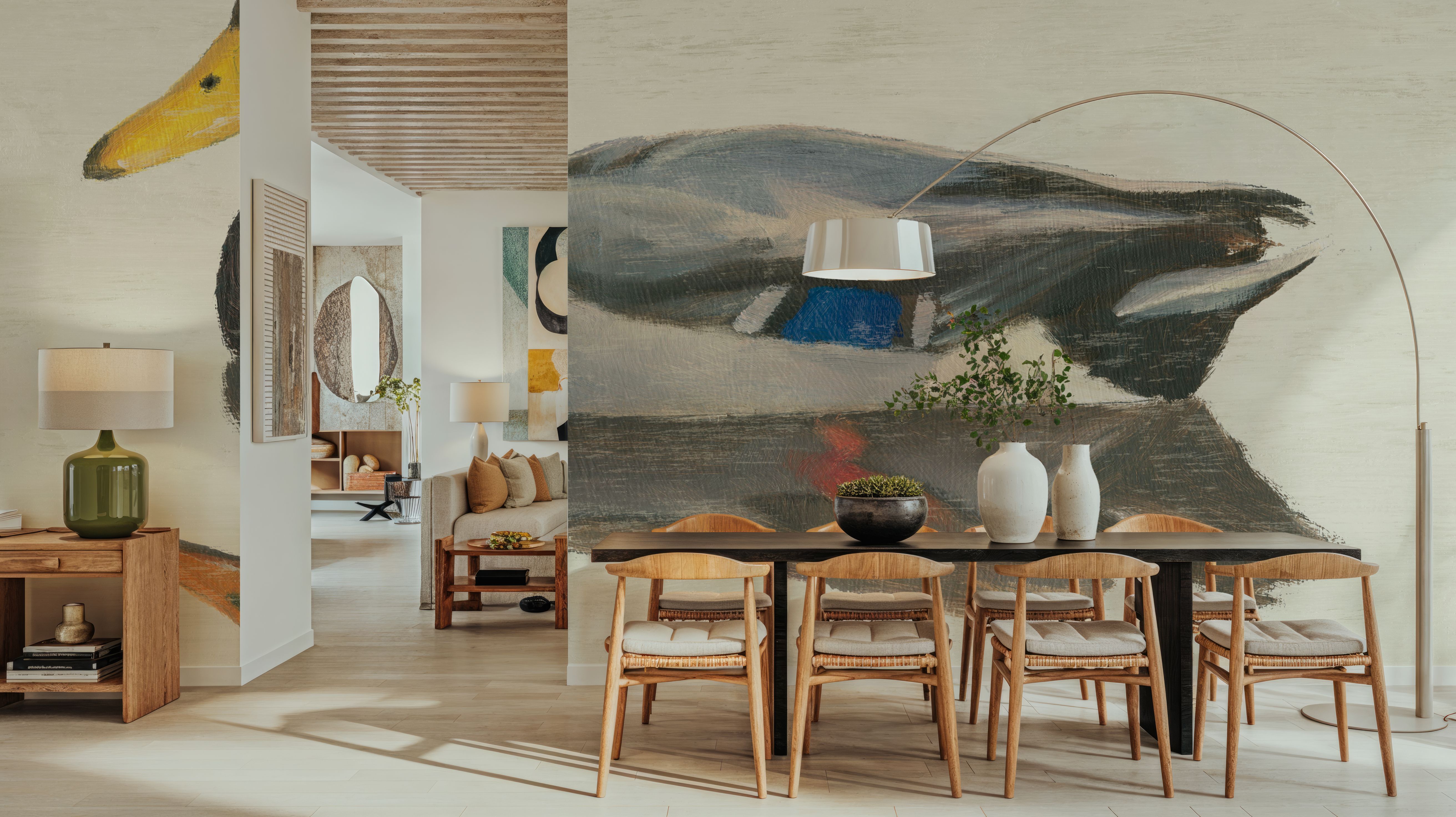 Waters Edge IV, Papel pintado