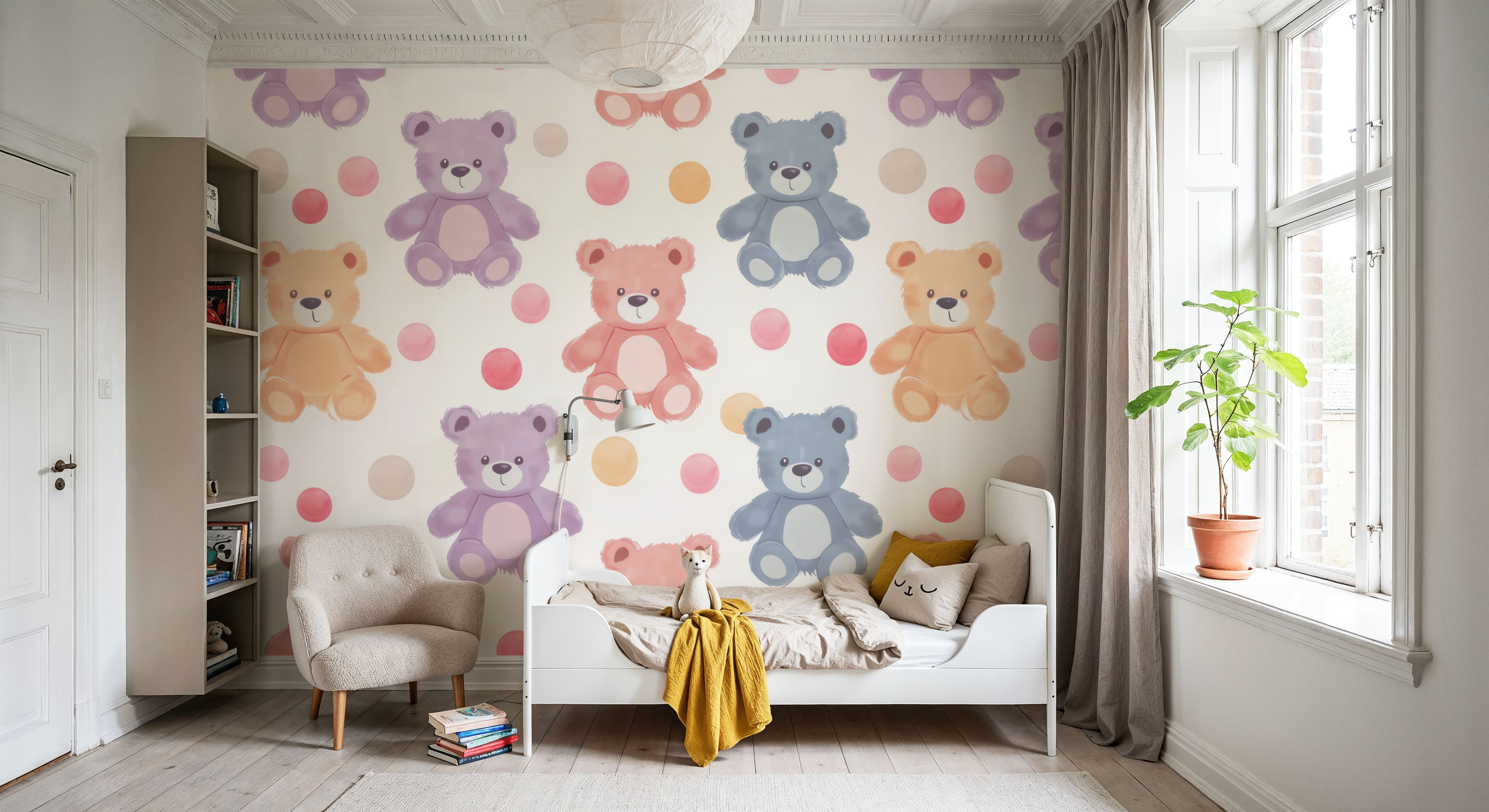 Teddy Bear Time, Wallpaper