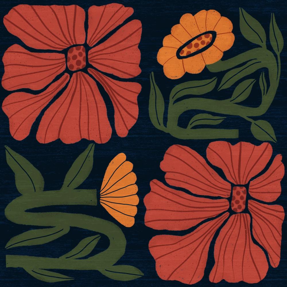 Modern Blooms I