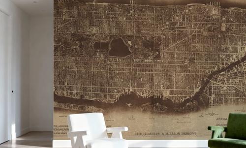Manhattan from Above 1922 Vintage