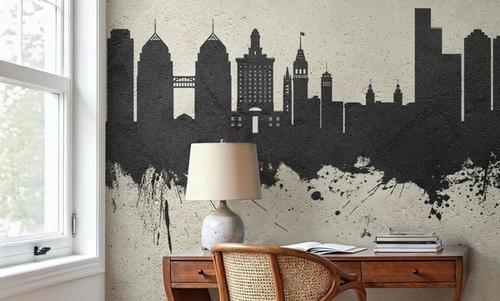 Oakland California Skyline Concrete