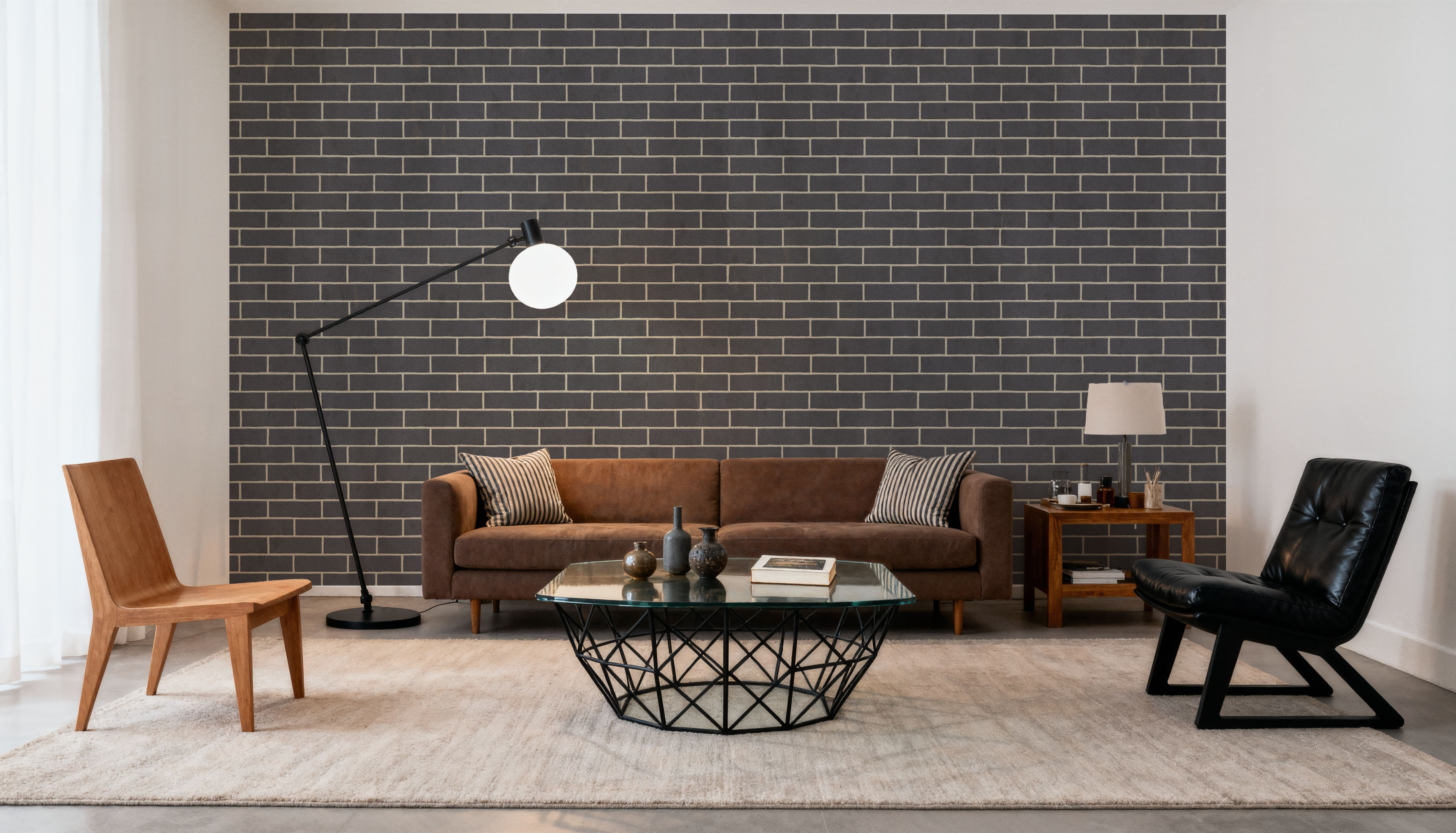 Grey Brick Wall