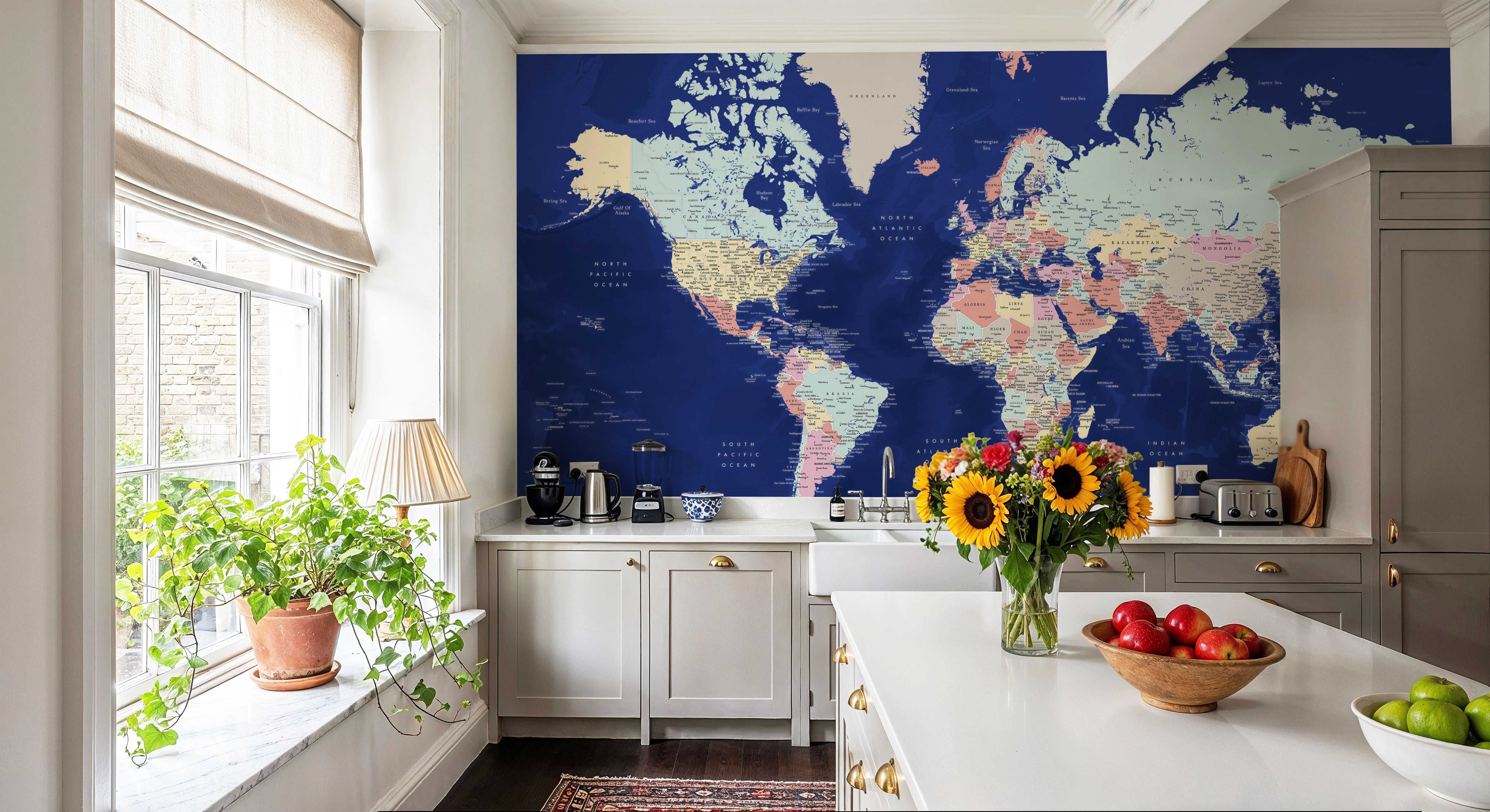 World Map Cities - Powa