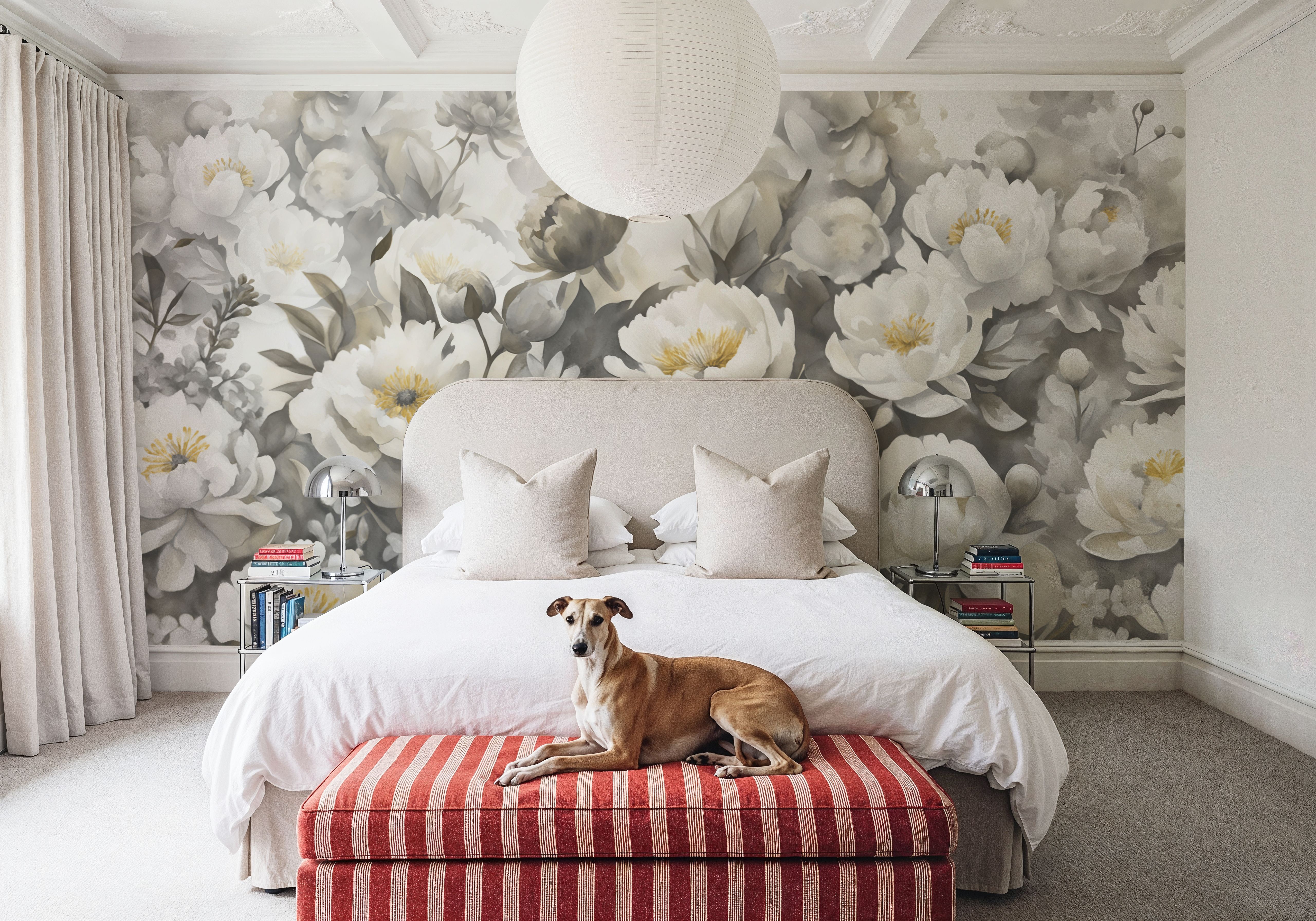 Watercolor Peonies Fall