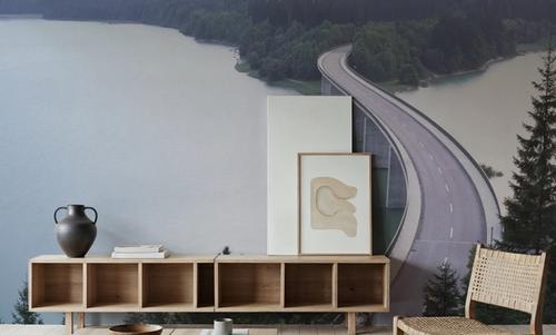 Misty Bridge Crossing
