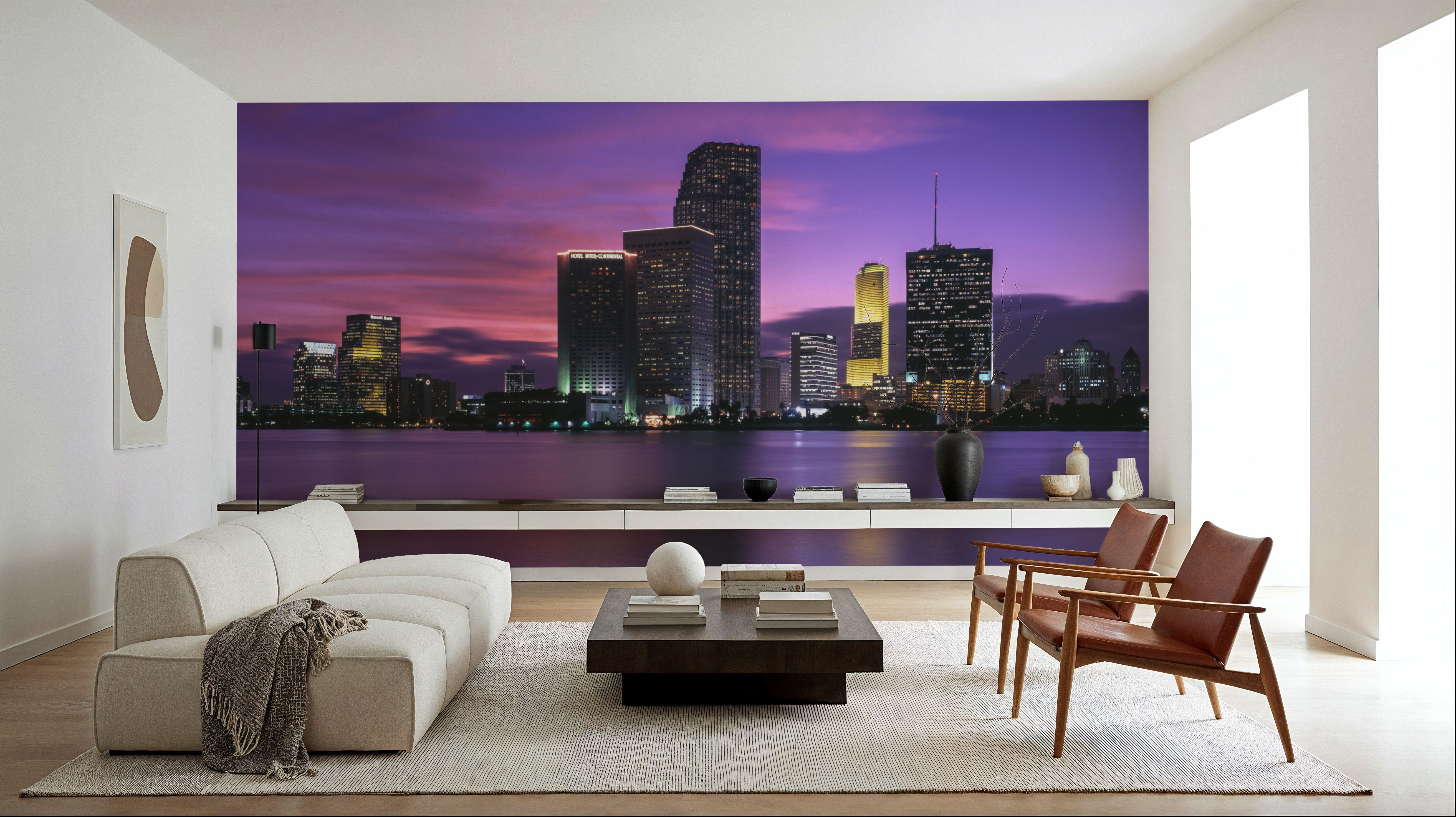 Sunset Pink Twilight Metropolis