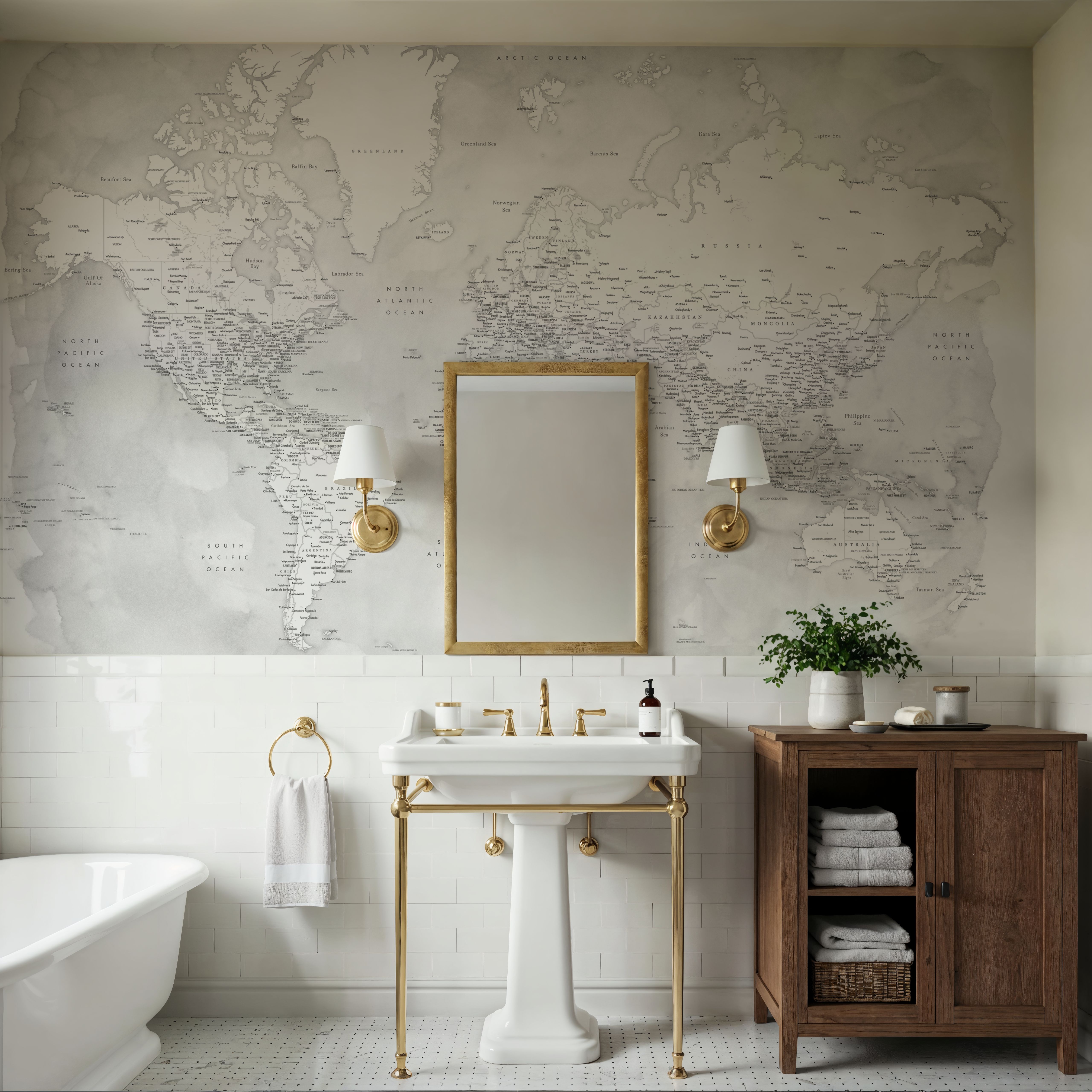 World Map Cities - Xandy