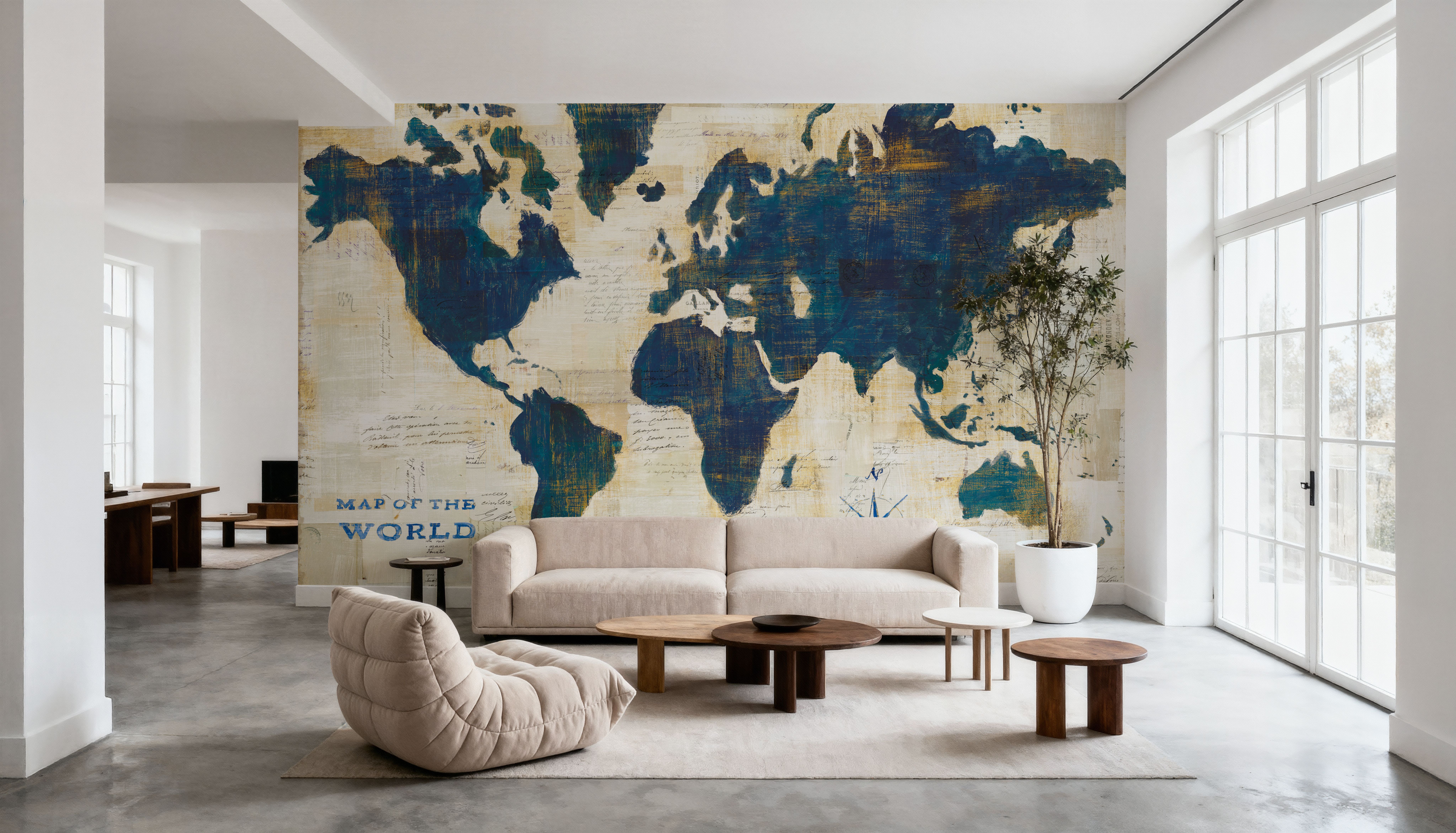 World Map Collage