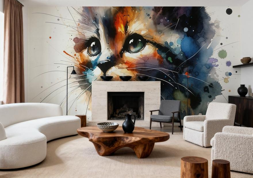 Watercolor Cat