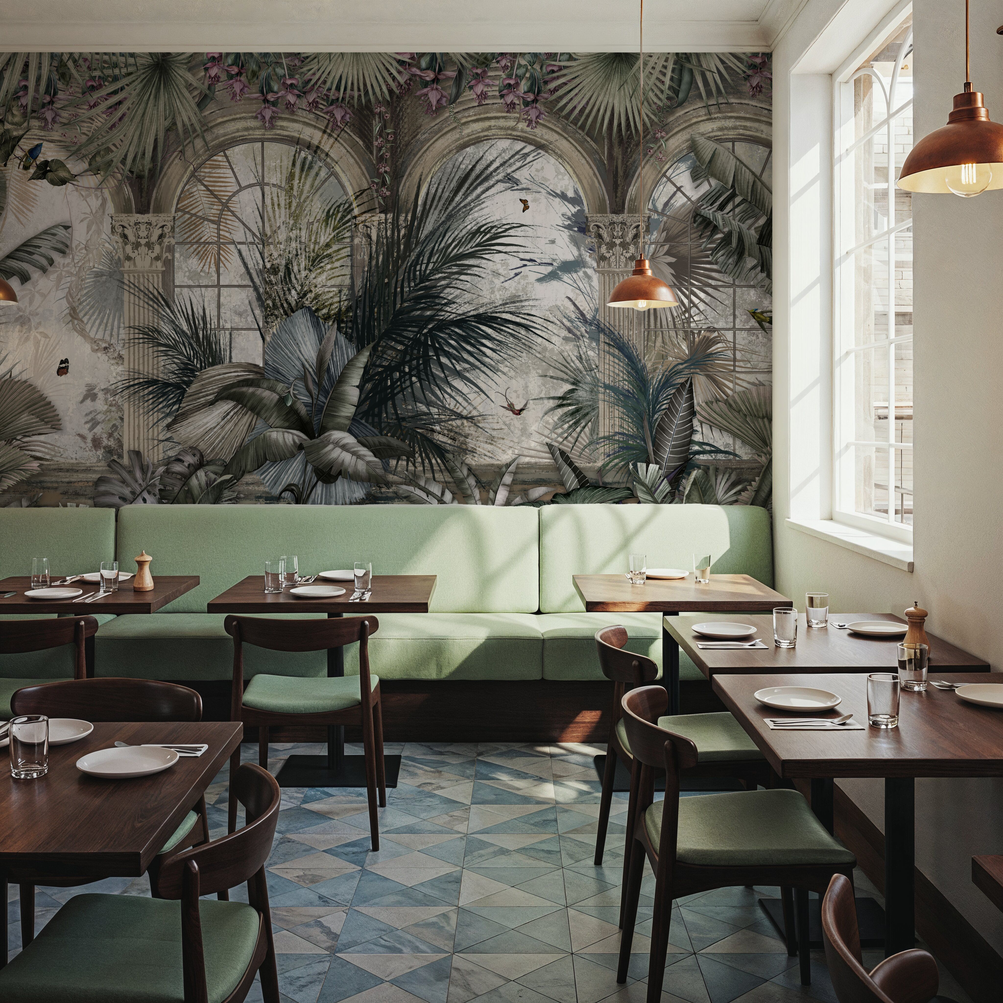 Tropical Conservatory, Wallpaper