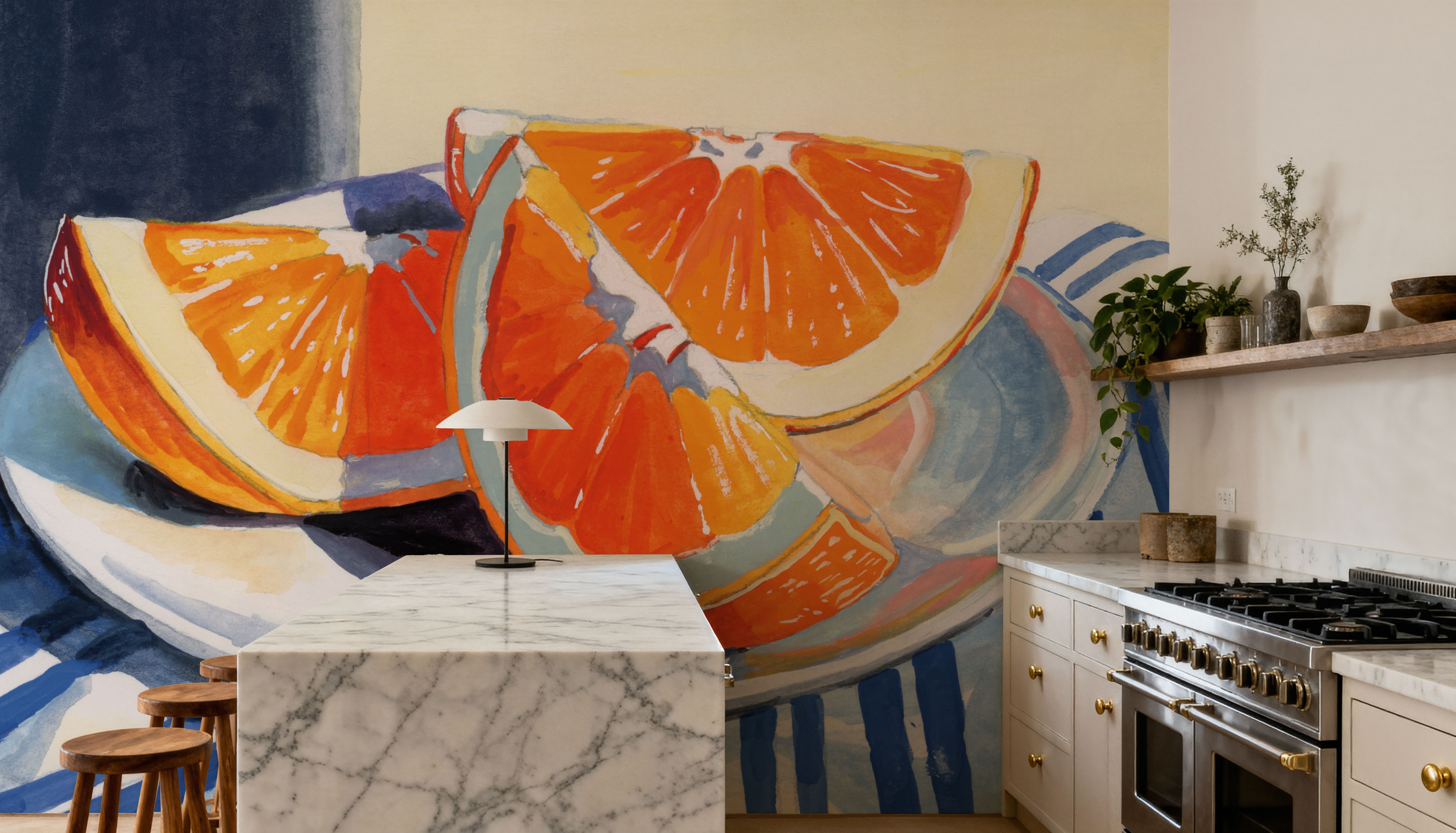 Fresh Cut Citris on Linen