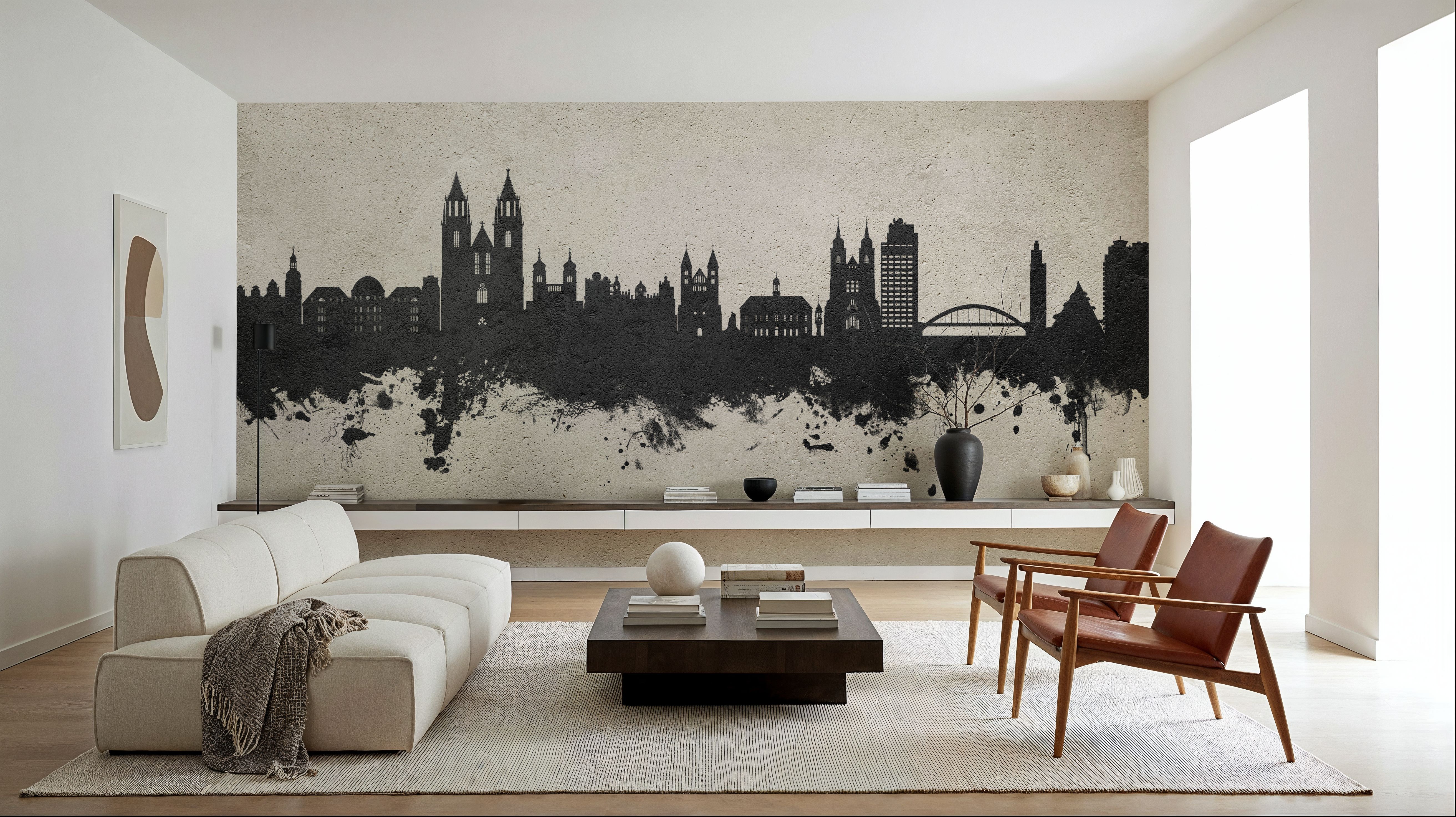 Magdeburg Germany Skyline Concrete