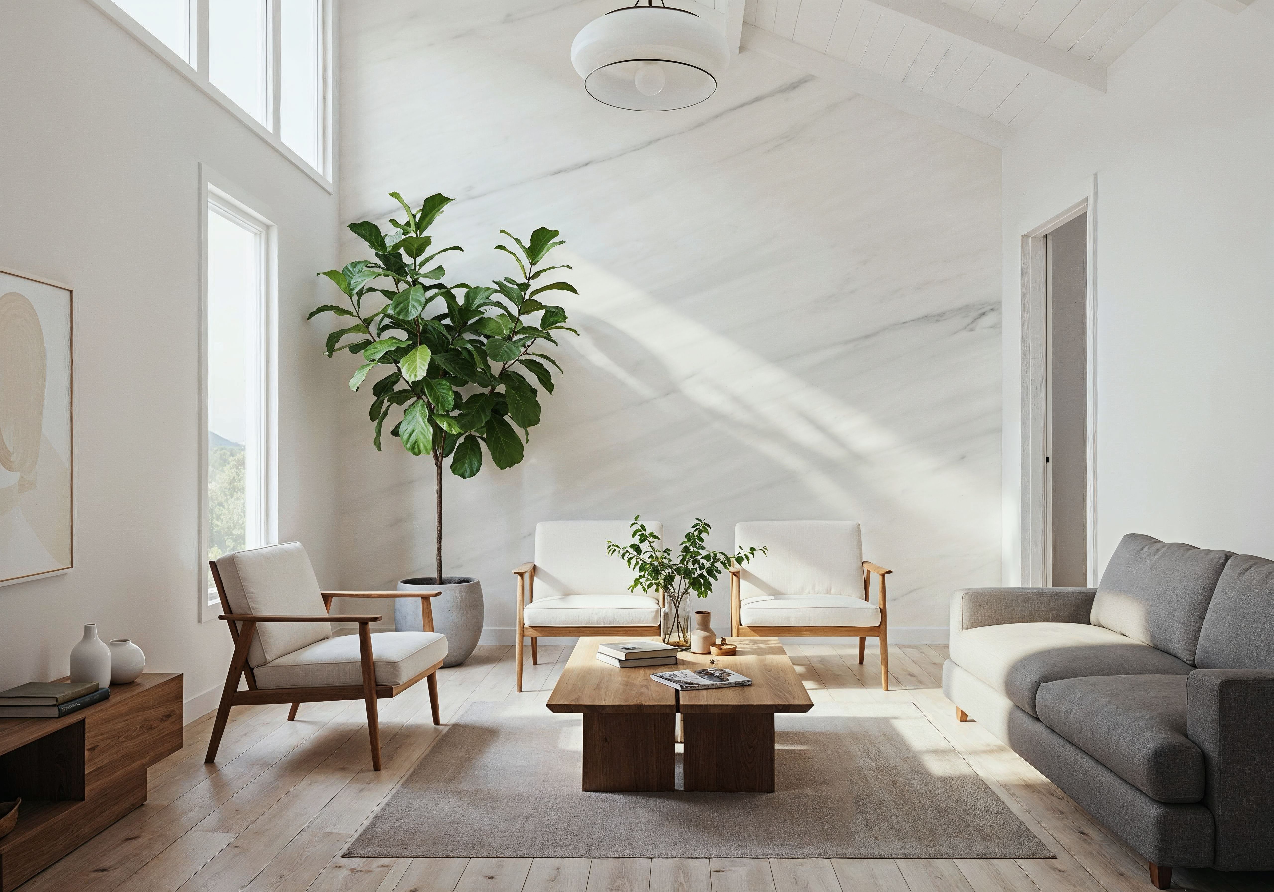 Bianco C Marble, Wallpaper