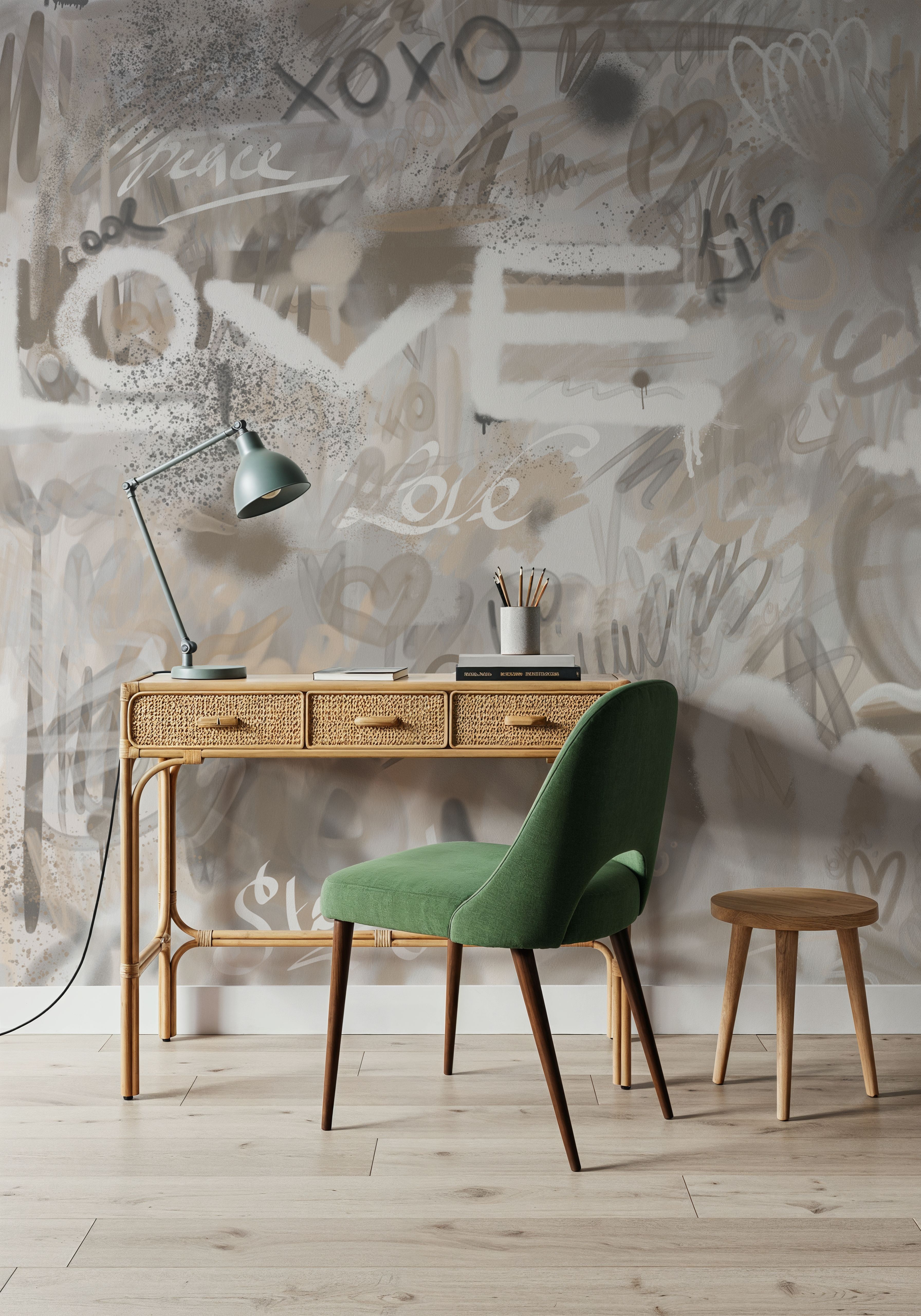 Graffiti Love, Beige