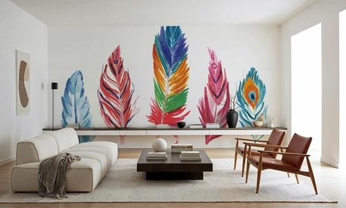 Rainbow Feathers IV