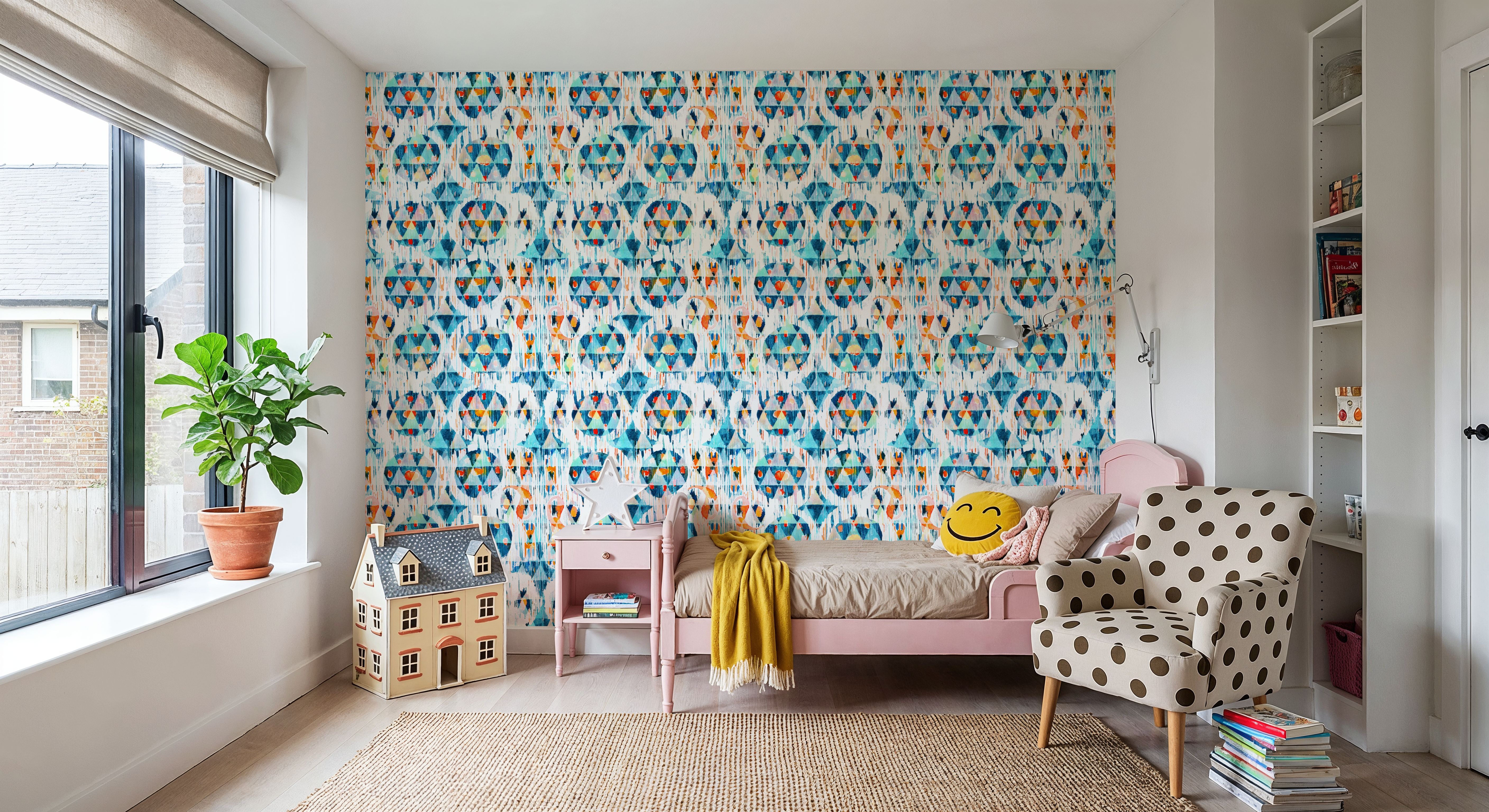 Happy Blue Ikat