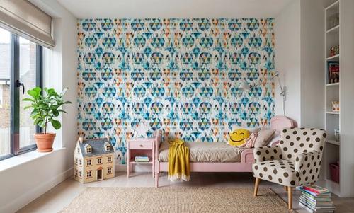 Happy Blue Ikat