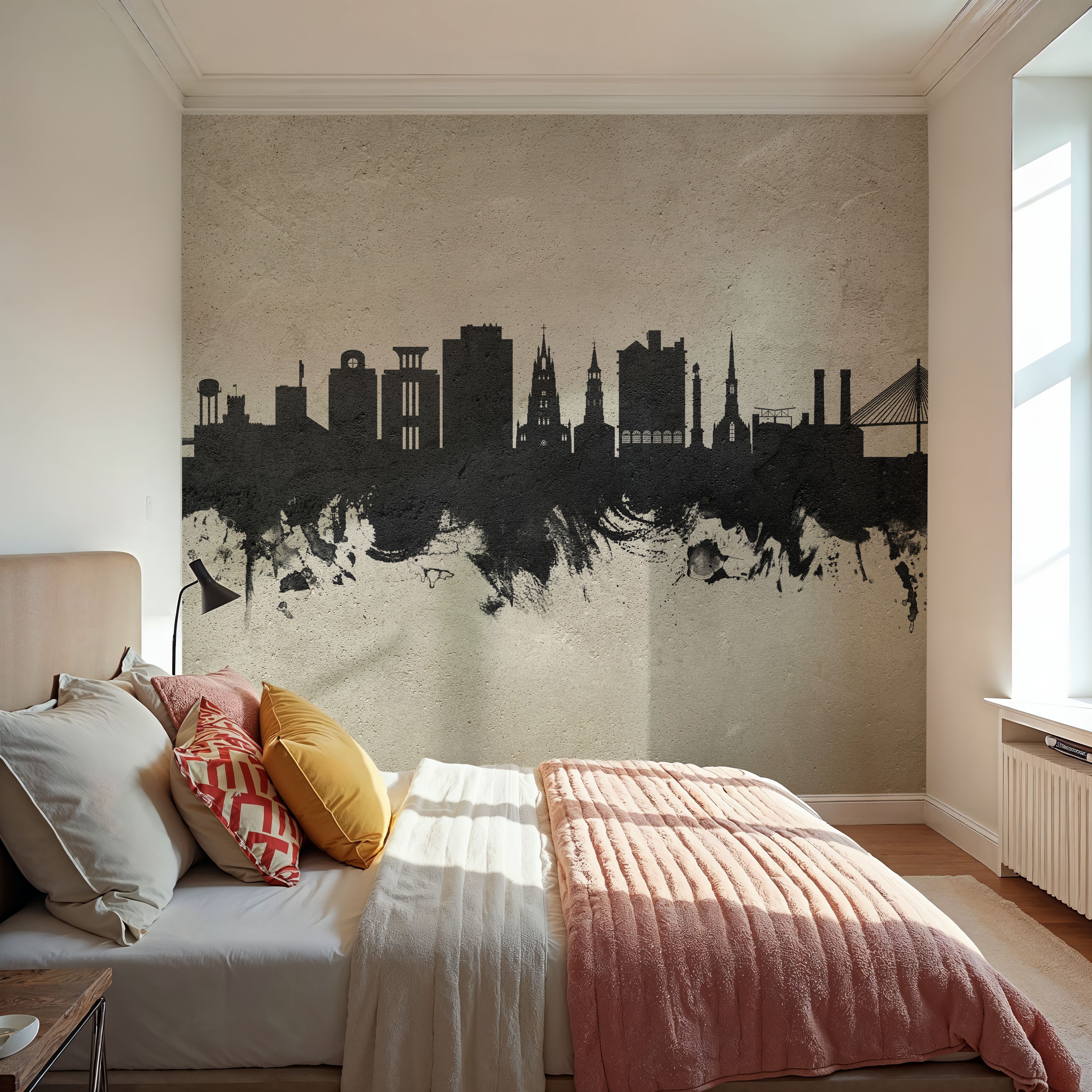 Charleston South Carolina Skyline Concrete