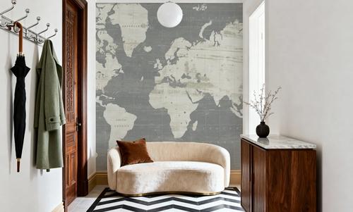 Slate World Map