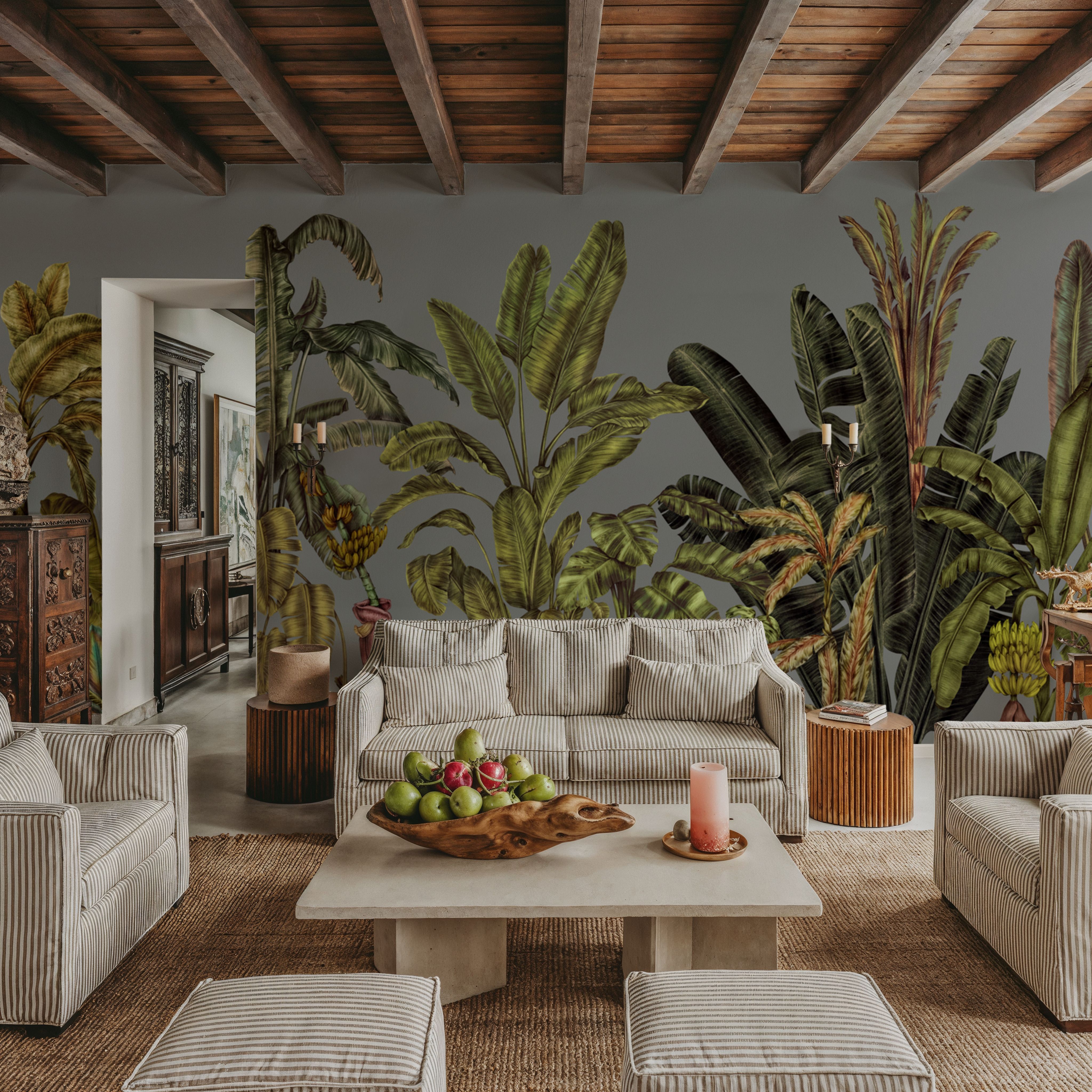 Madagascar Foliage, Blue