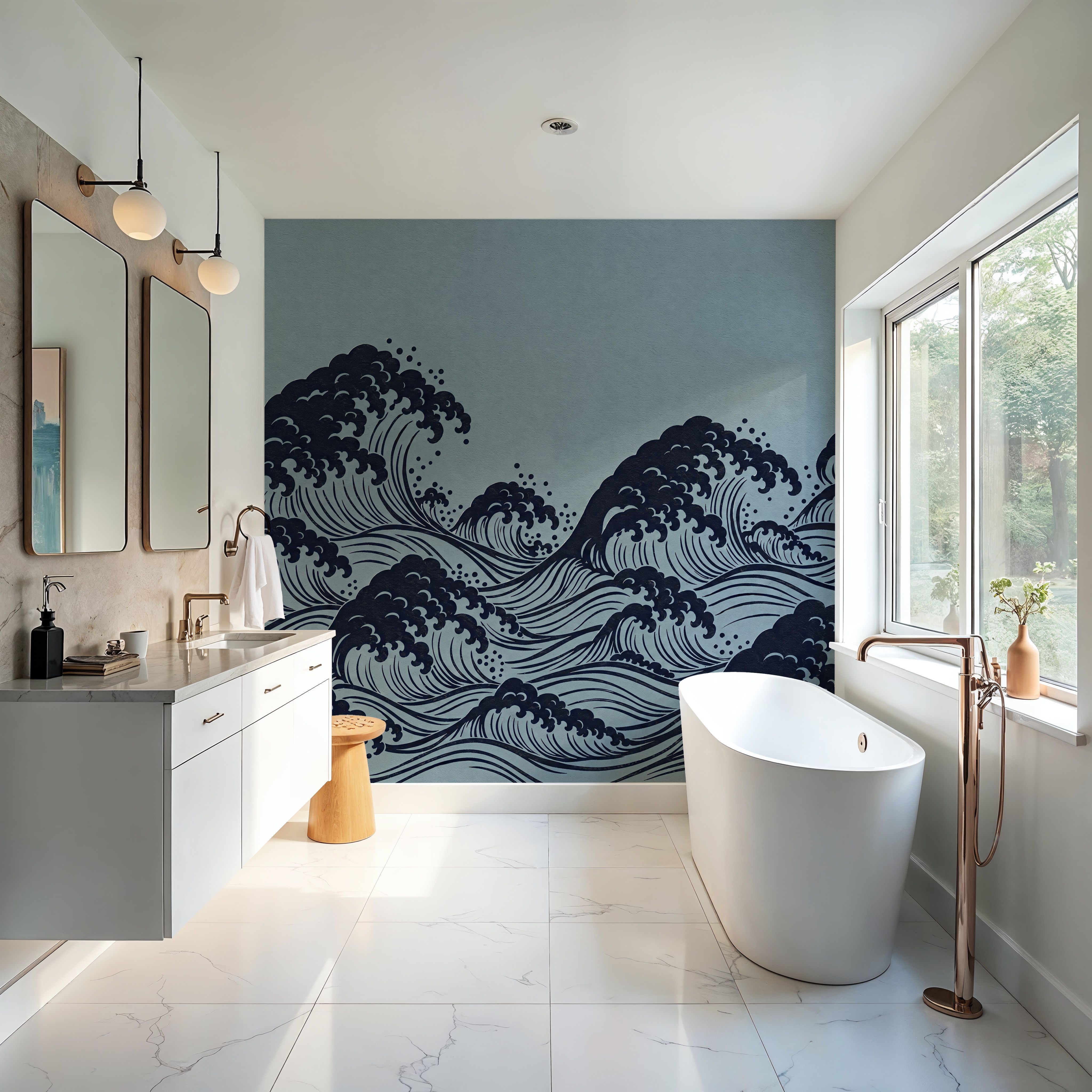 Edo Waves, Indigo Mist