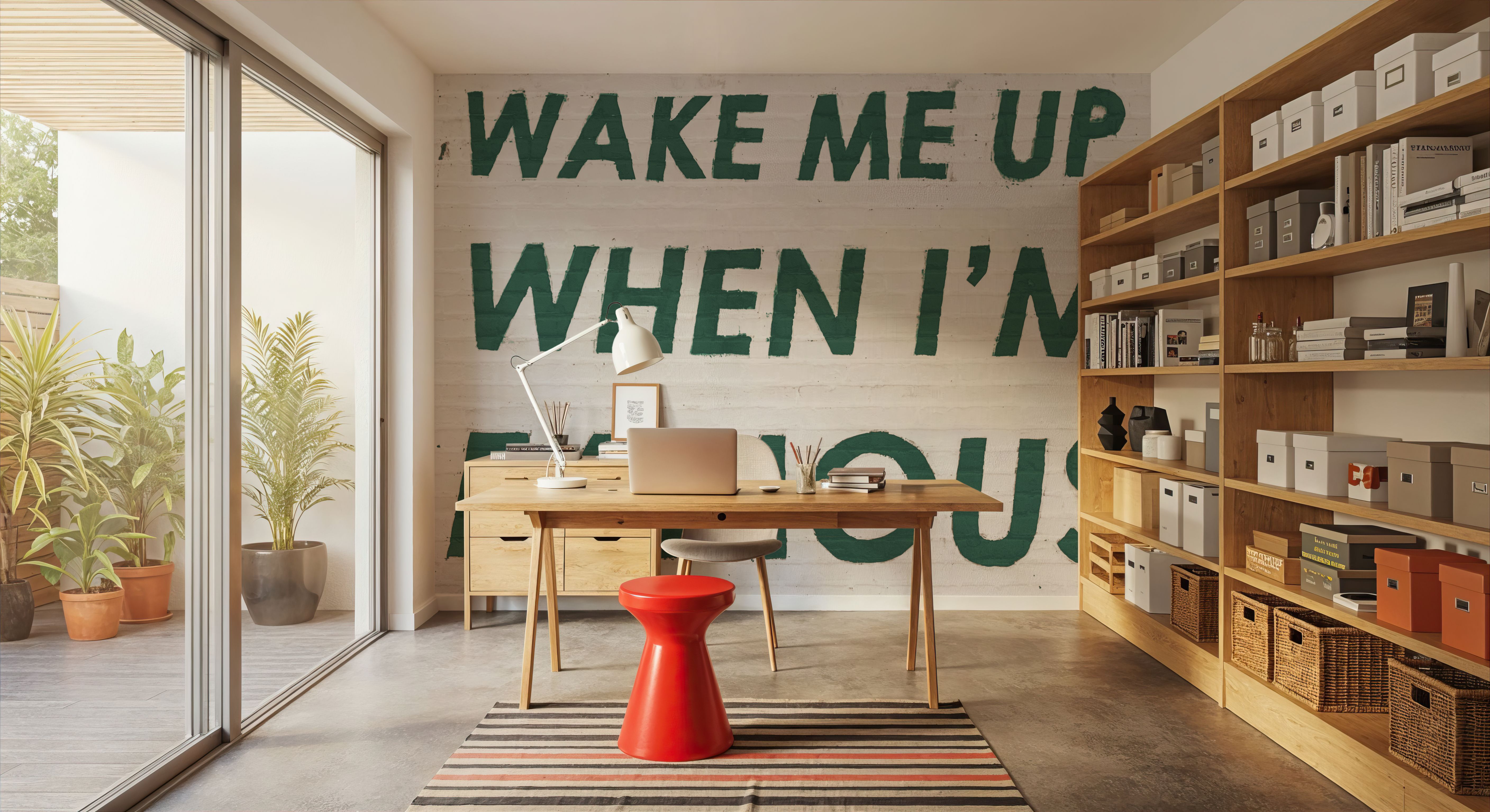 Wake Me When Famous Green