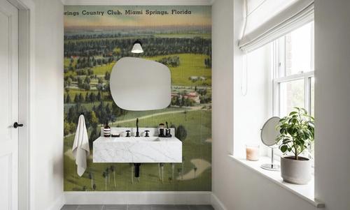 Greetings from Miami Golf - Screenprint Postcard