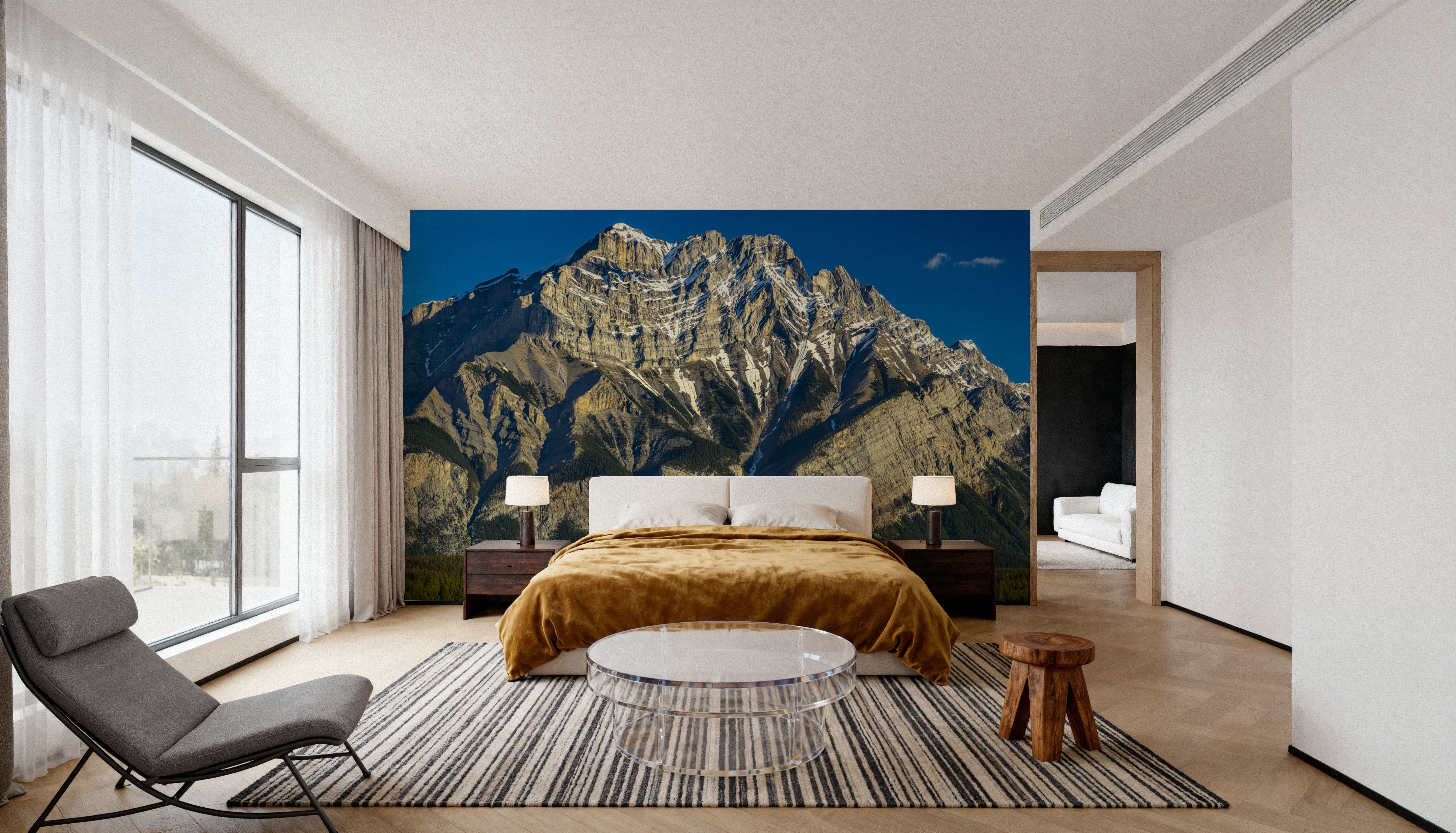 Cascade Mountain, Tapet