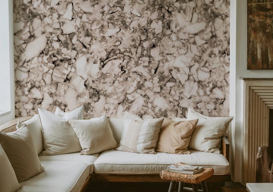 Statement Marble, Beige