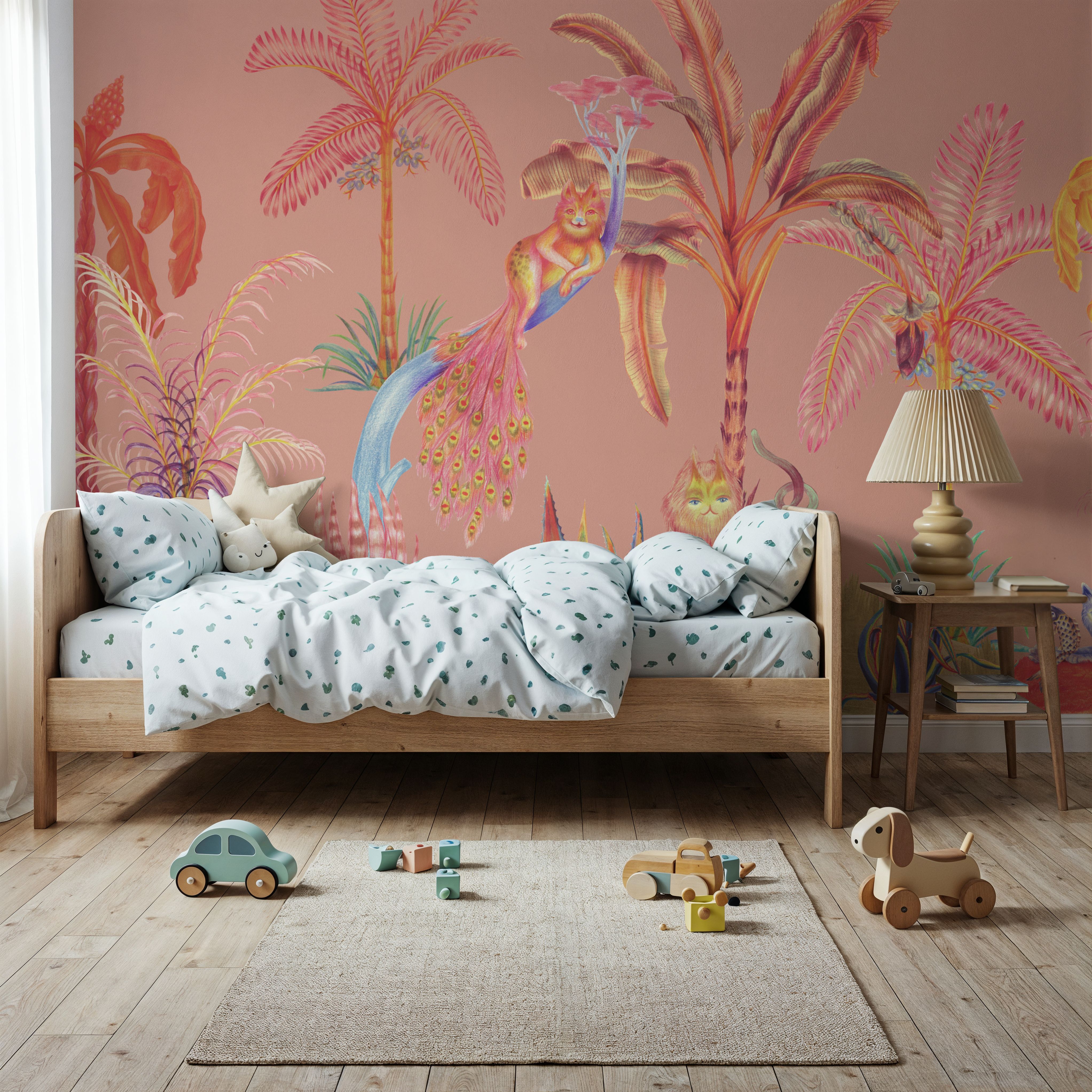 Colorful Jungle, Peach